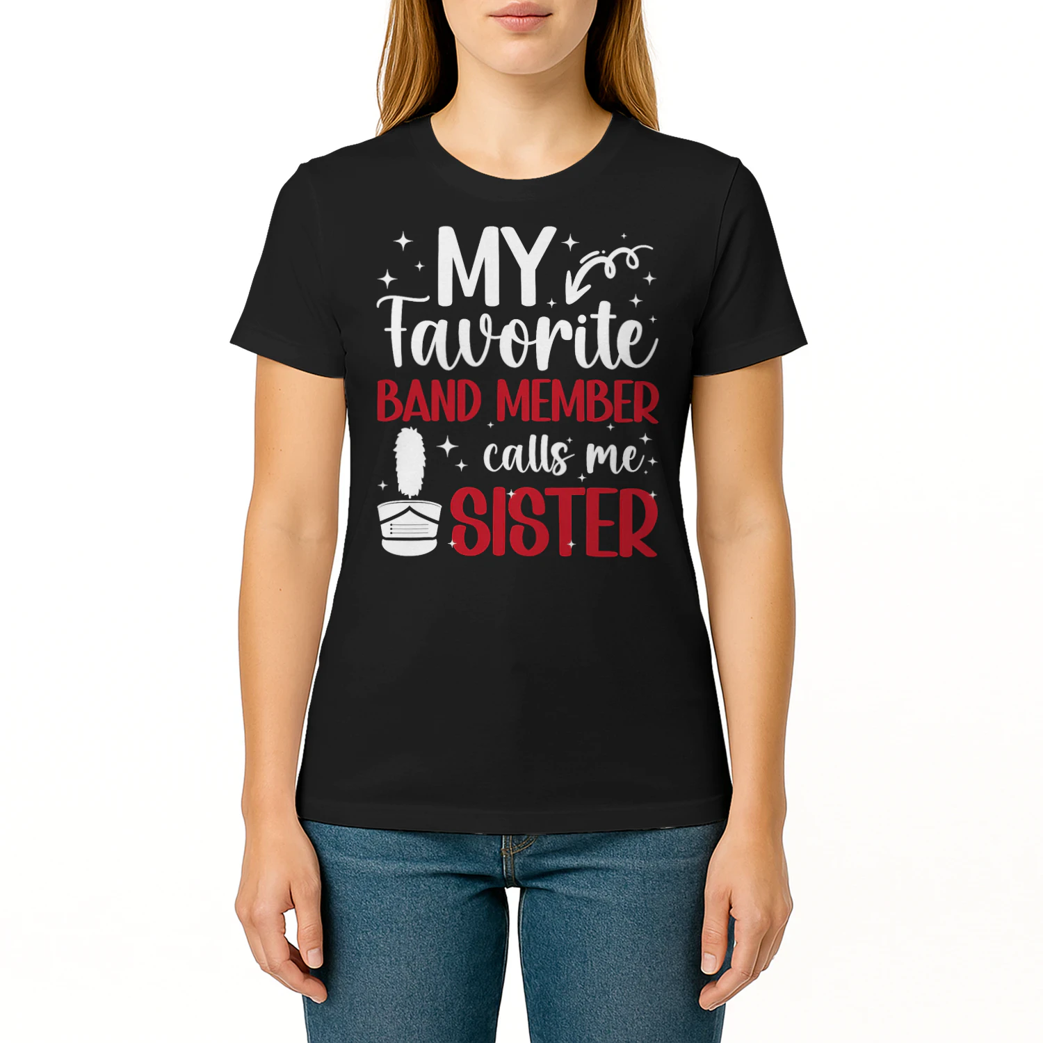Marching Band Sister Proud Marching Band Sis T Shirt MCB0234