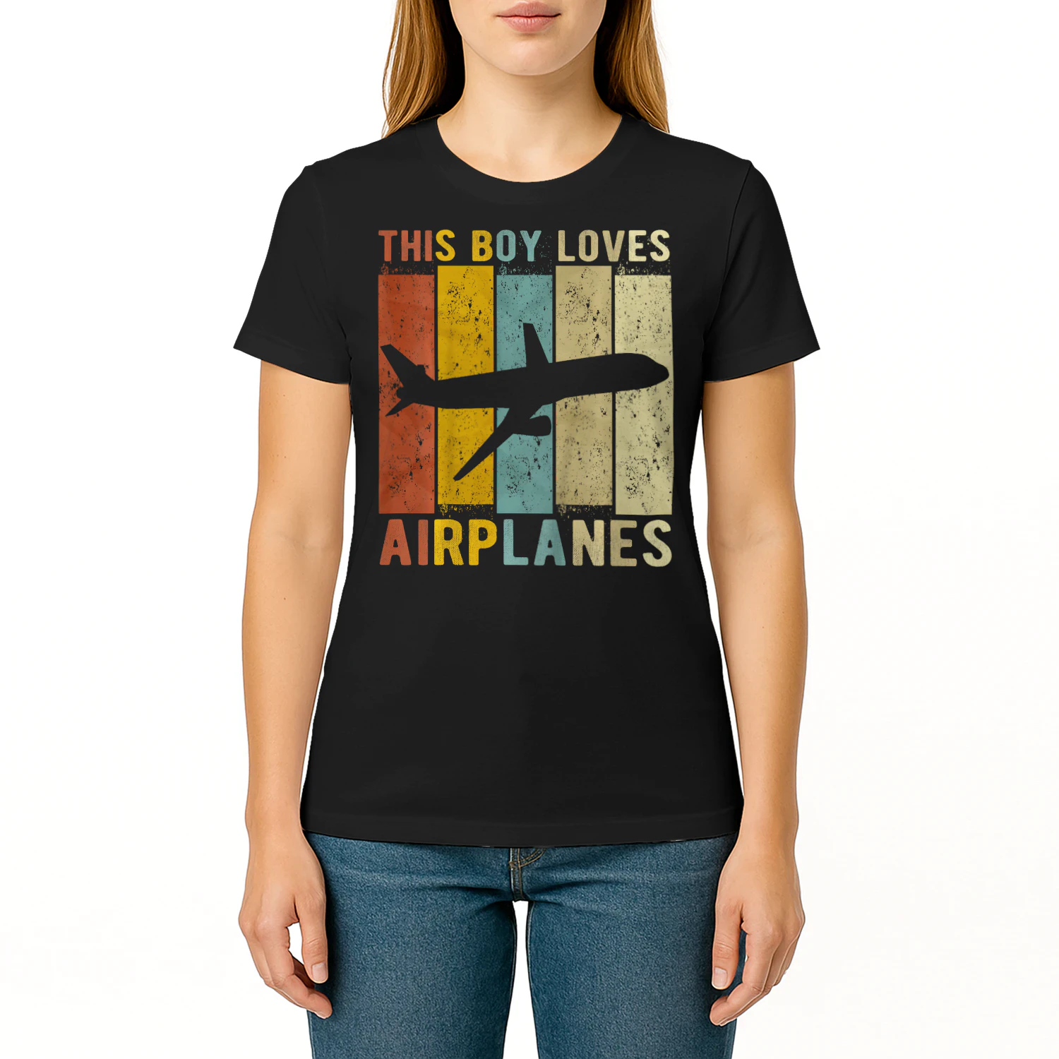 This Boy Loves Airplanes Boys Airplane Airplane T Shirt AIP0805