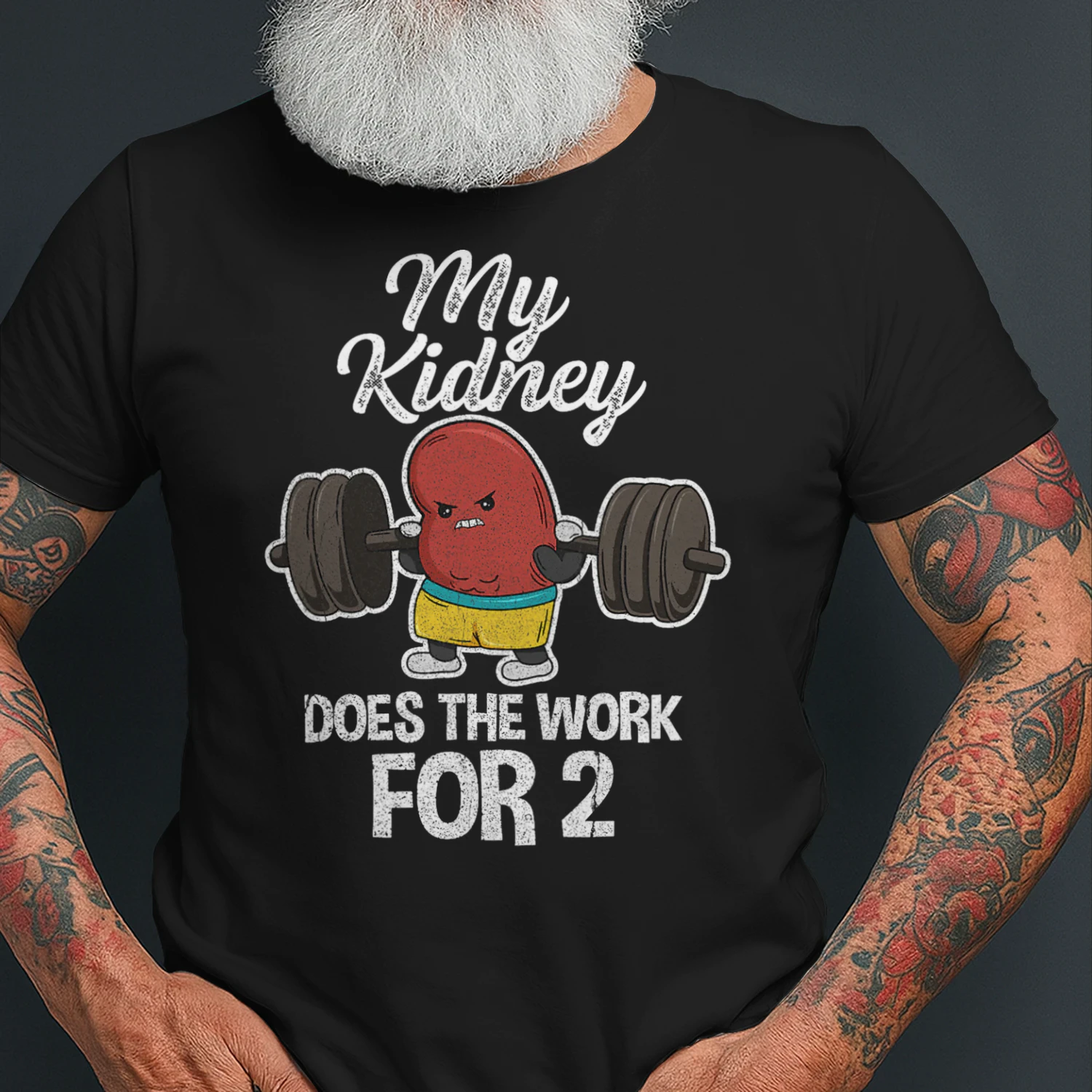 Organ Donation Design for a Kidney Donor T Shirt,Black,Small KIW0314