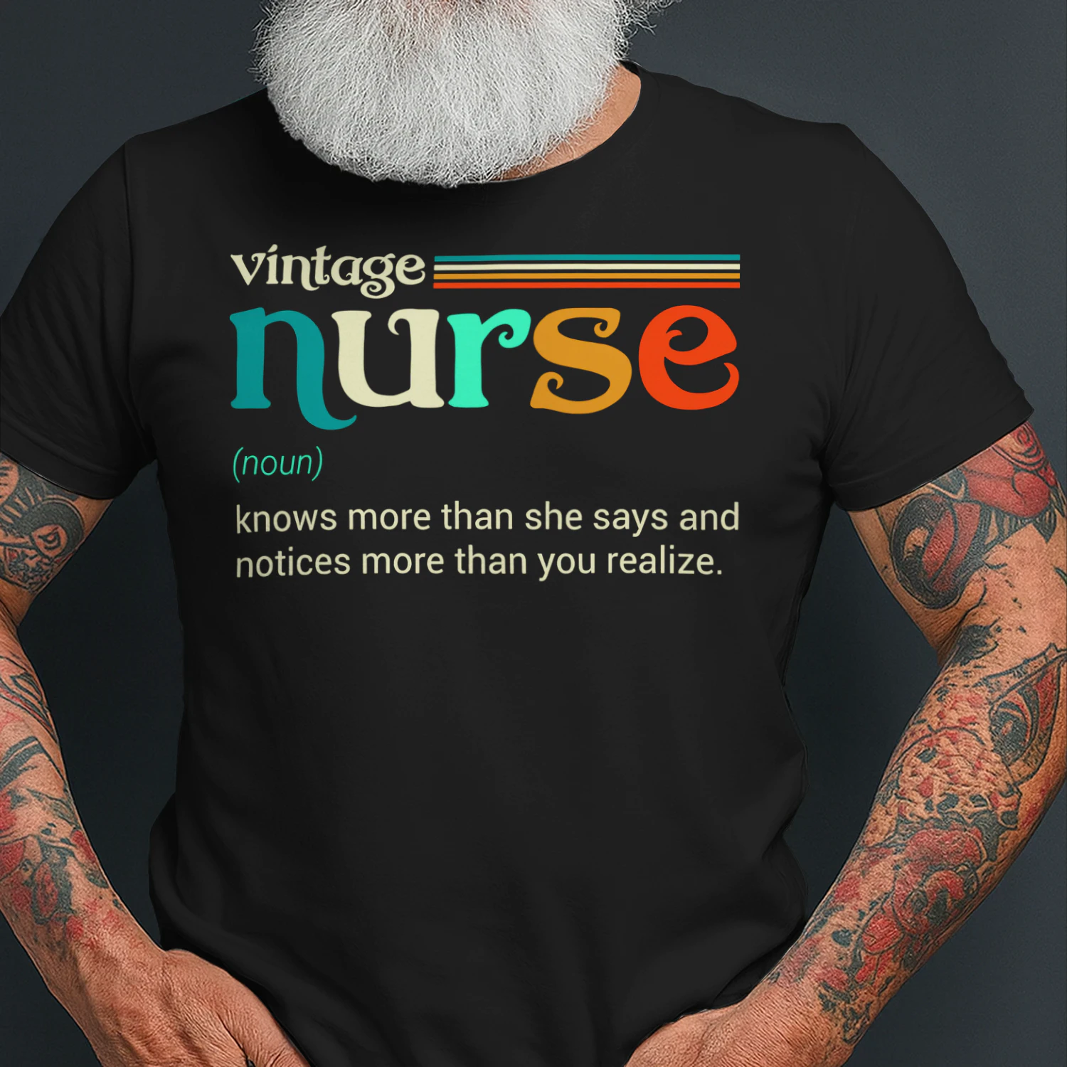 Vintage Nurse Definition Nursing T Shirt NUR0441