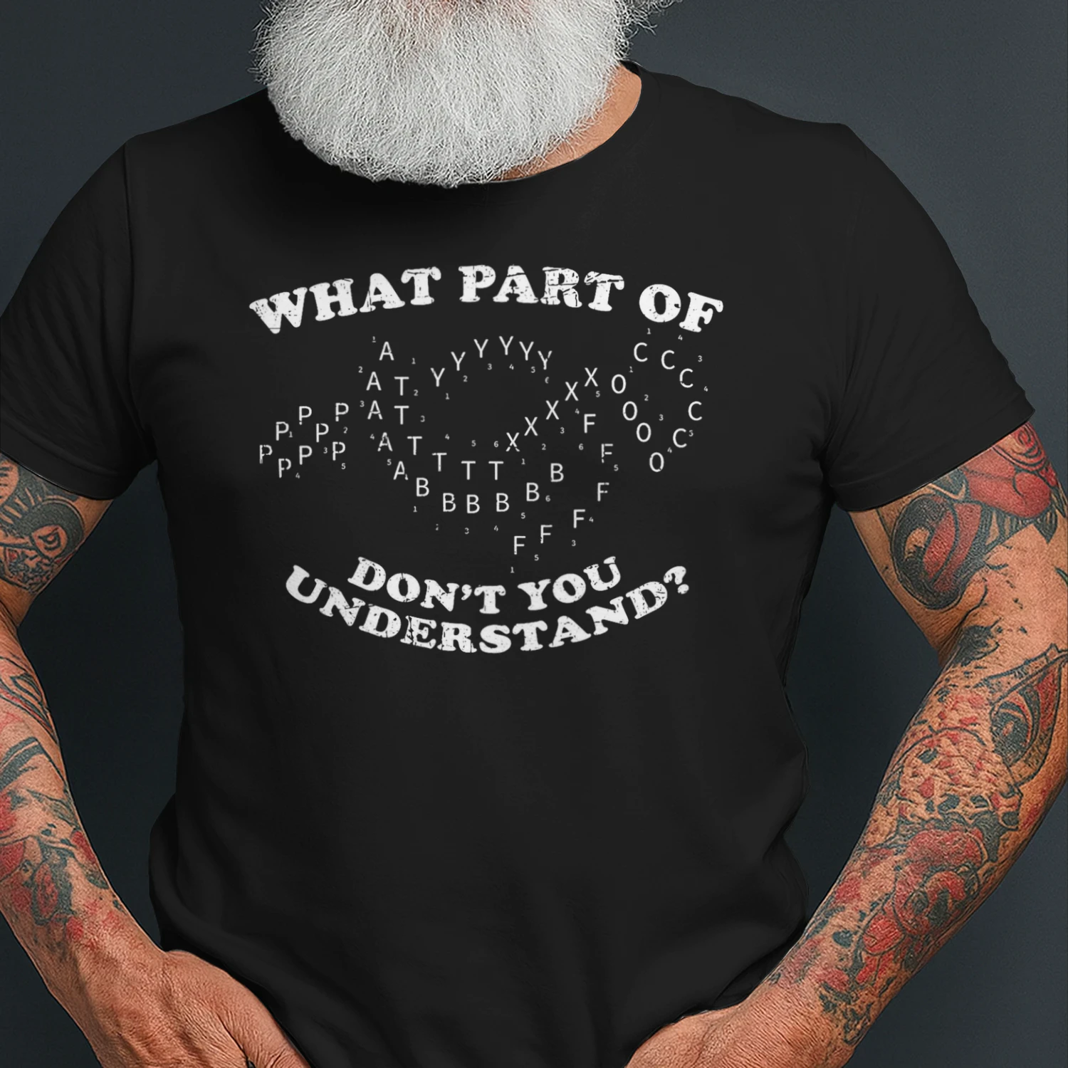 What Part of Dont You Understand Marching Band Music Grunge T Shirt MCB0333