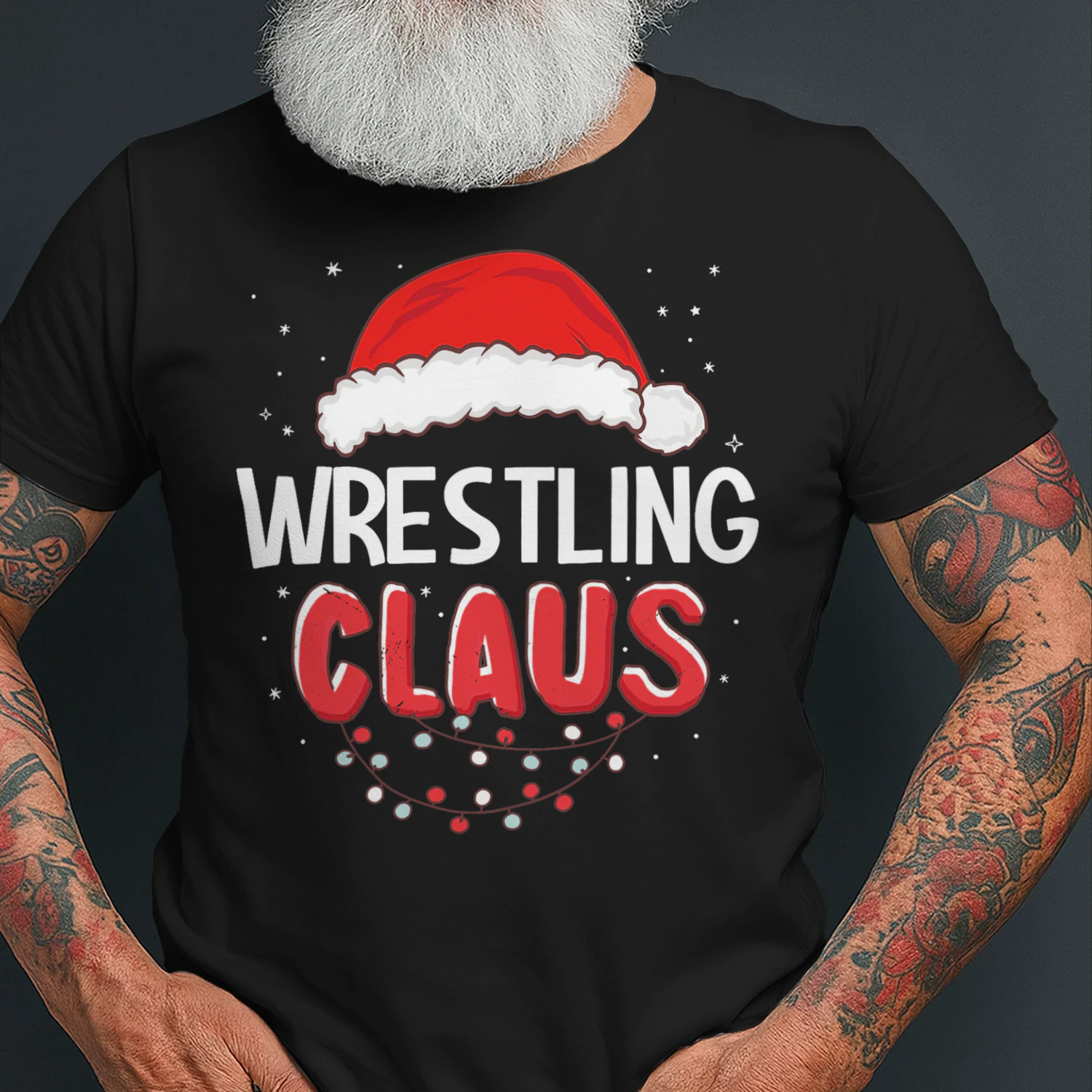 Wrestling Santa Claus Christmas Matching Costume Wrestling T Shirt WRT0555