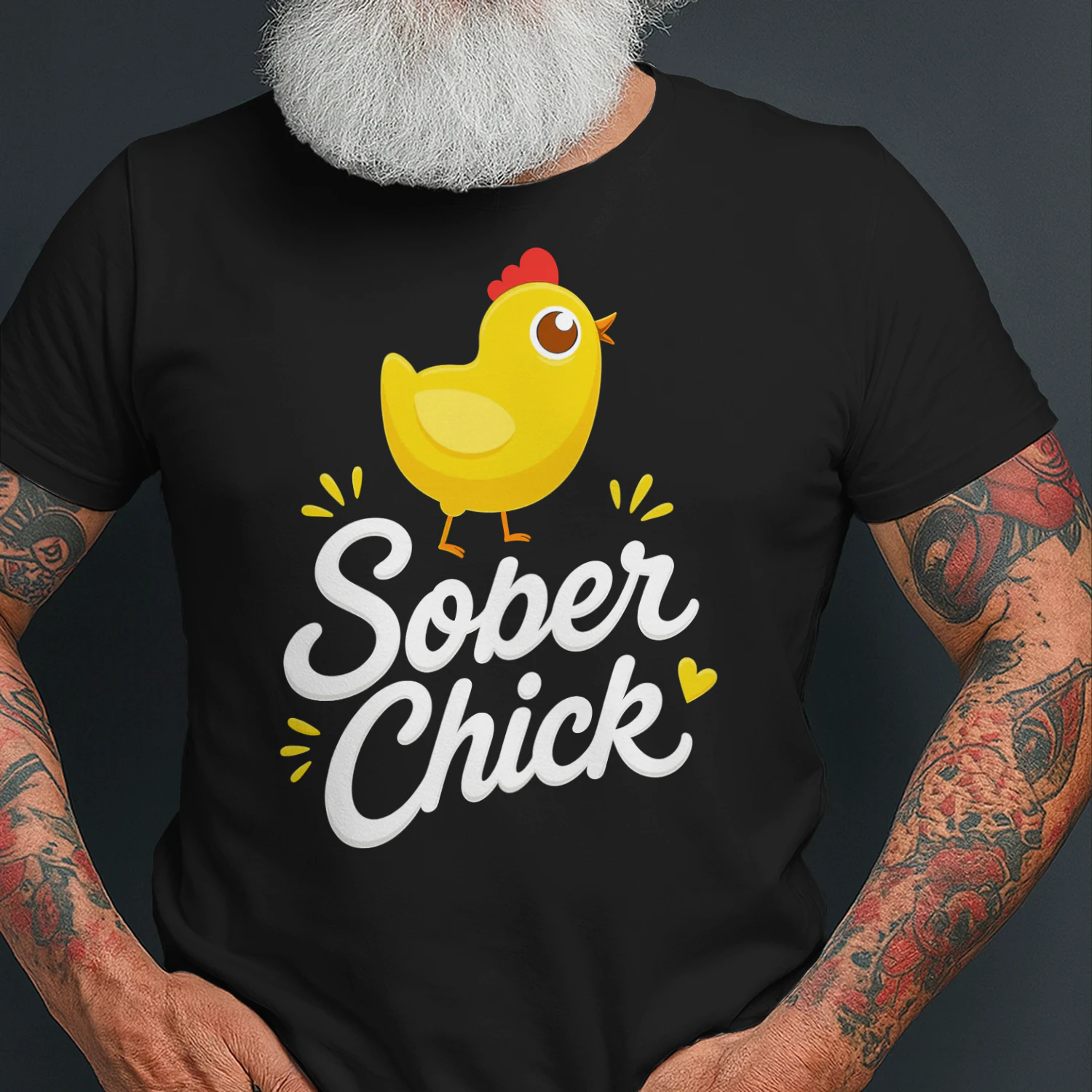 Recovery Sobriety Sober Life Cute Chicken Funny Sobriety T Shirt SOB0039
