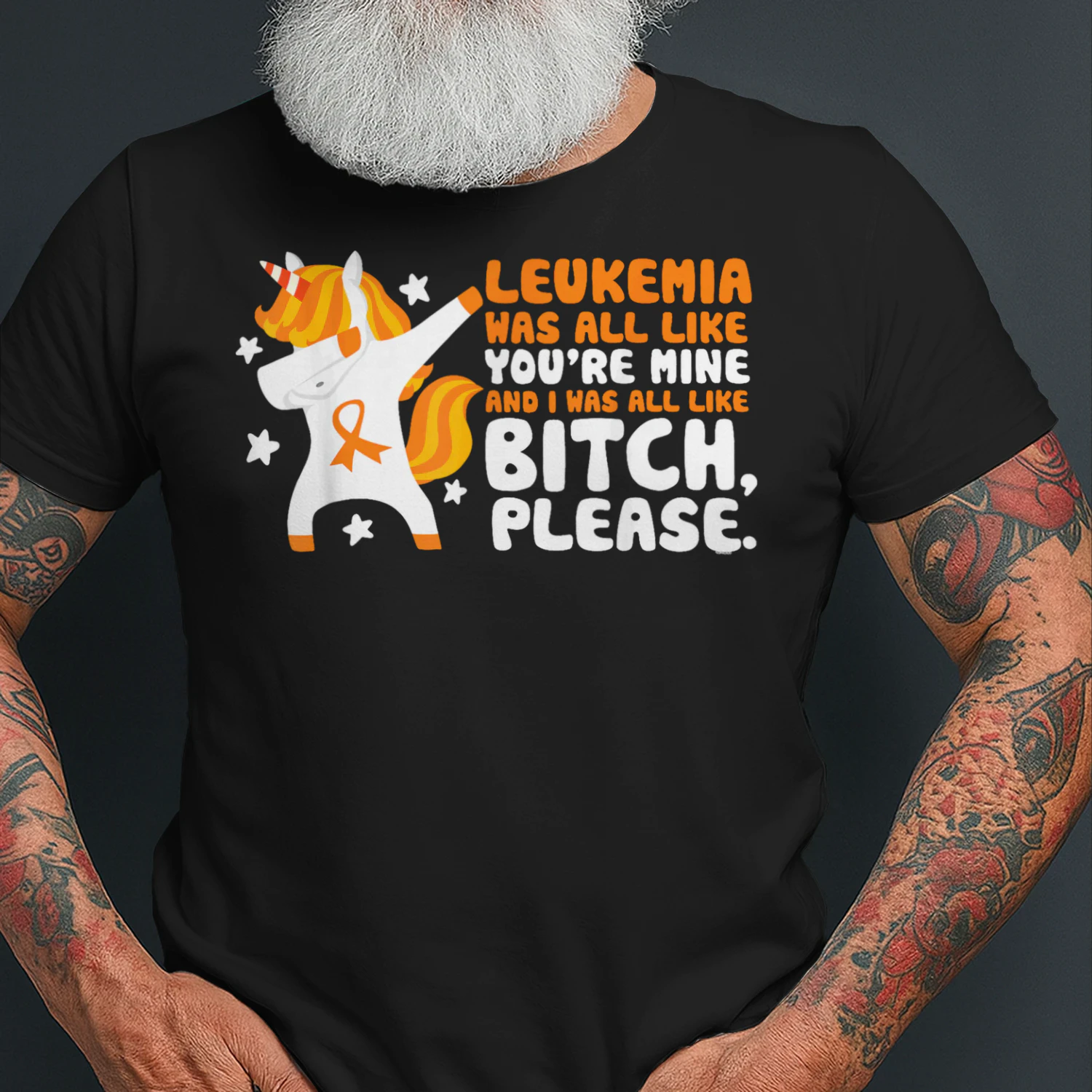 Leukemia You're Mine Bitch Please Unicorn Awareness Gift T Shirt LEW0235