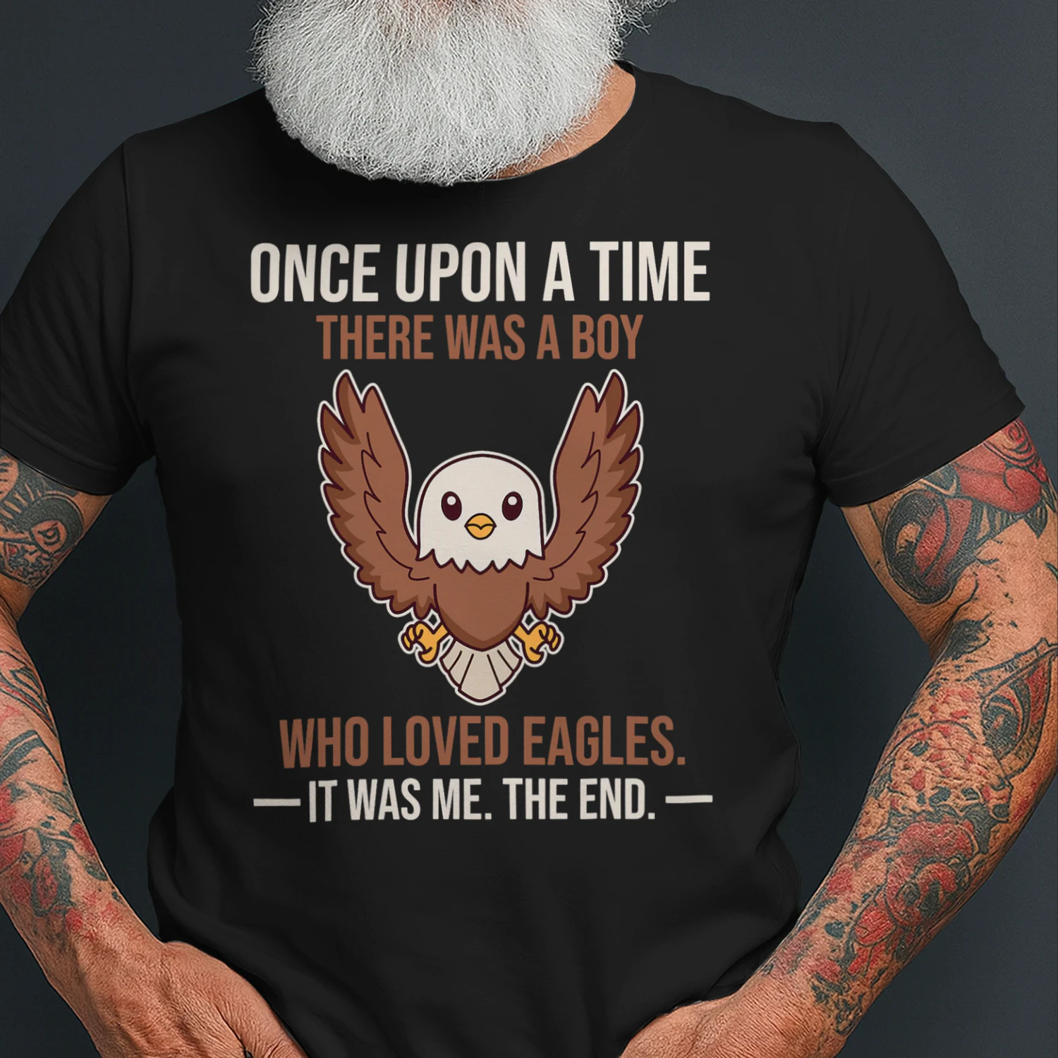 Once Upon A Time There Was A Boy Who Loved Eagles Eagle T Shirt EAG0095