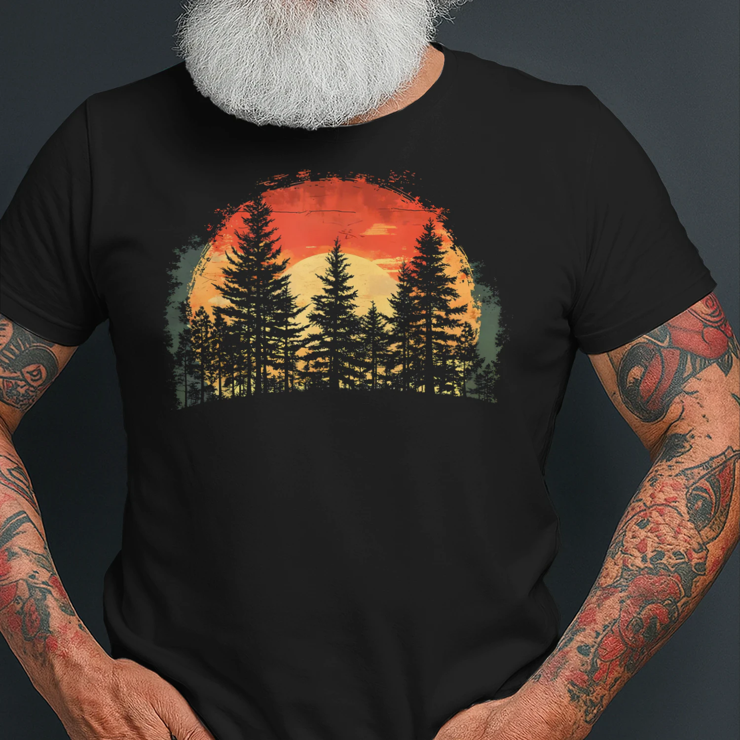 Outdoor Tree Nature Lover Wildlife Retro Best Gift For Hunting Lover Hunting T Shirt HUT0186