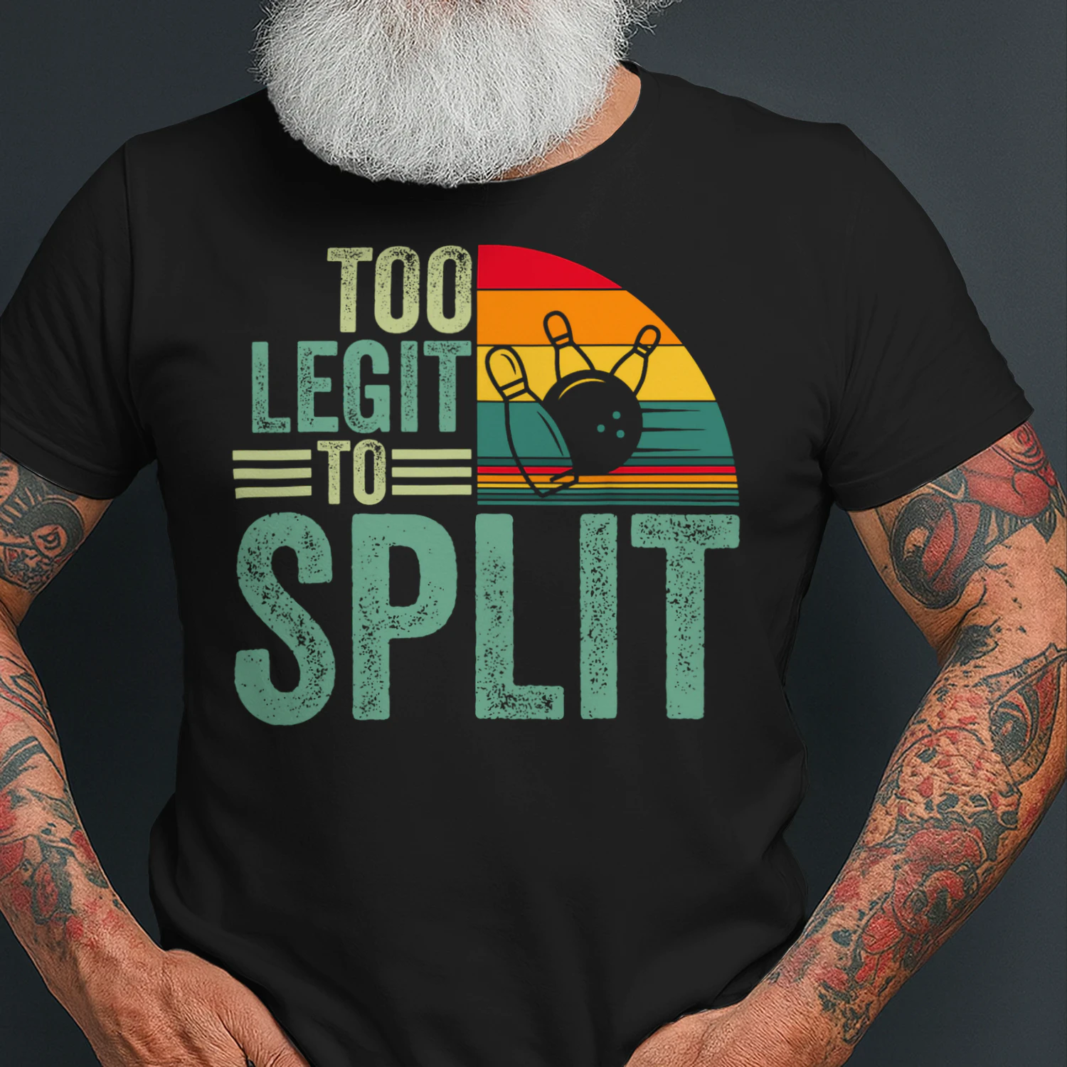 Too Ligit To Split, Funny Bowlers & Bowling Player BOL1499