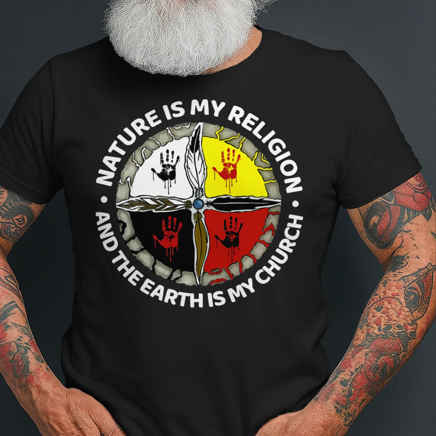 Nature Is My Religion Native American Native American T Shirt NTA0391