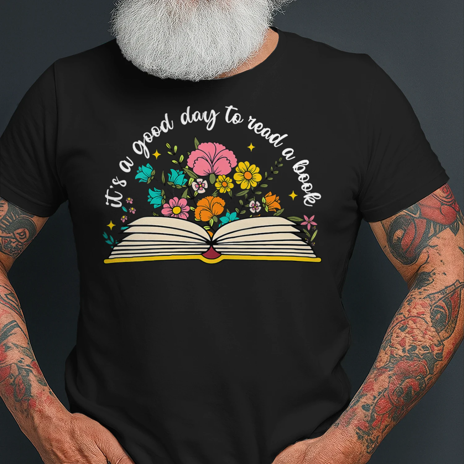 Womens Its A Good Day To Read A Book Librarian Books Reading Floral V Neck Read Books T Shirt REB0932
