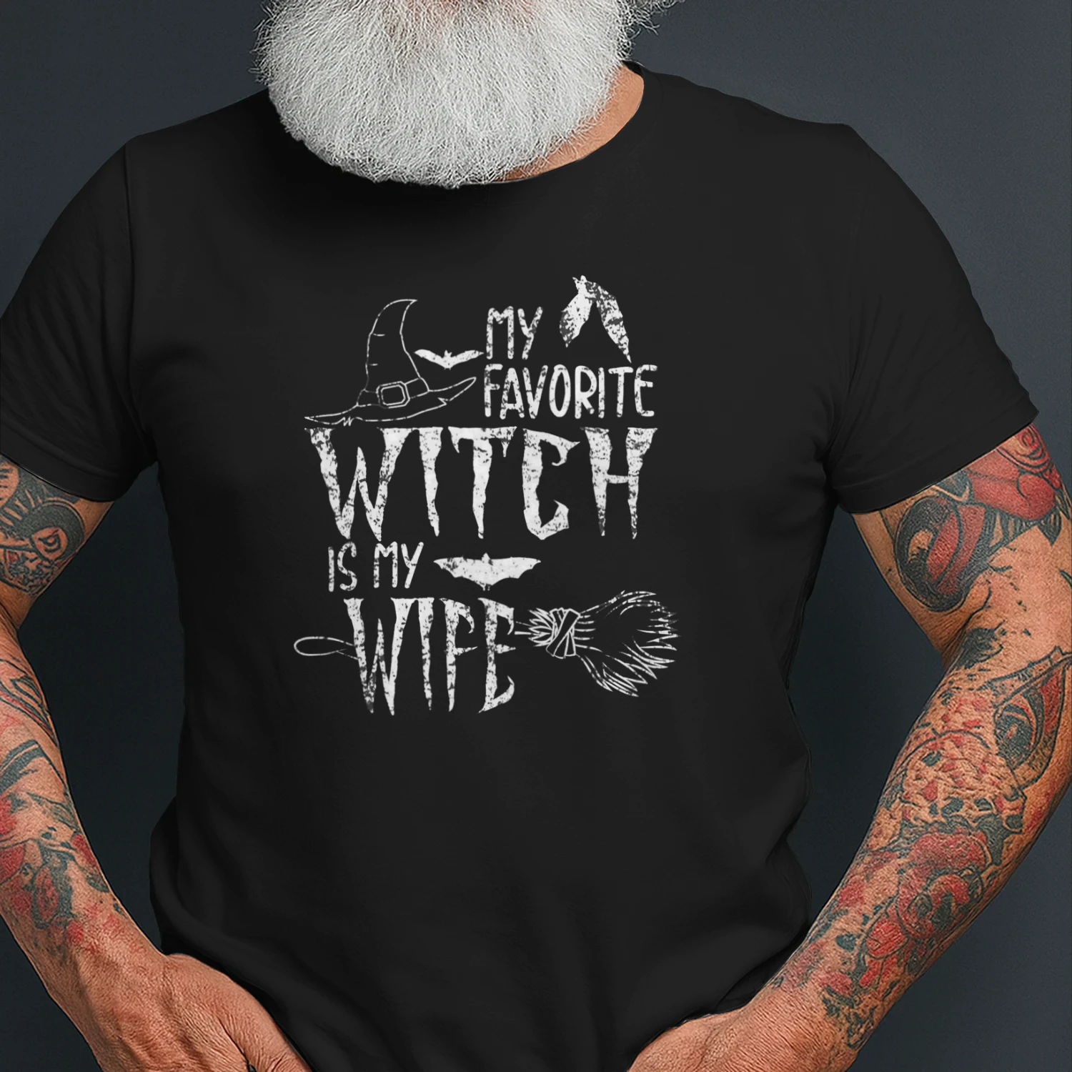 My Favorite Witch Is My Wife Halloween Witch Witch T Shirt WIT0224