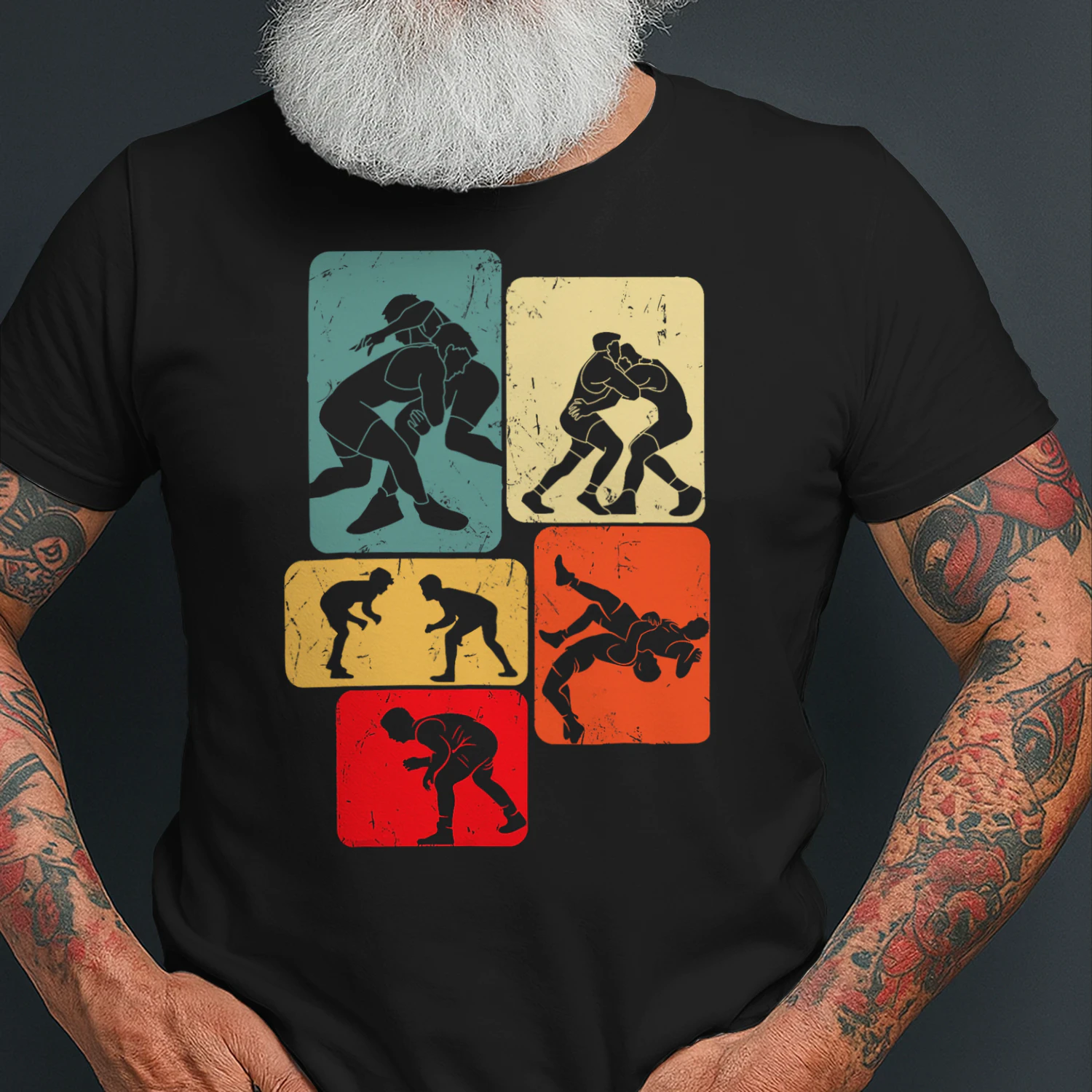 Wrestling Wrestler Men Boys Wrestling T Shirt WRT0594