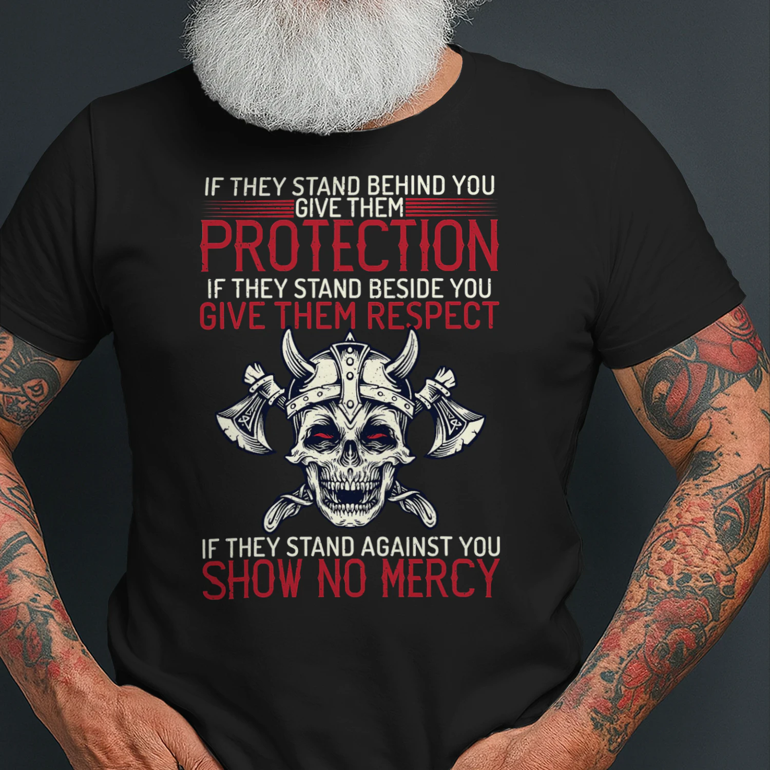 Family Protection Fighter Valhalla Odin Nordic Viking Viking T Shirt VIK0114