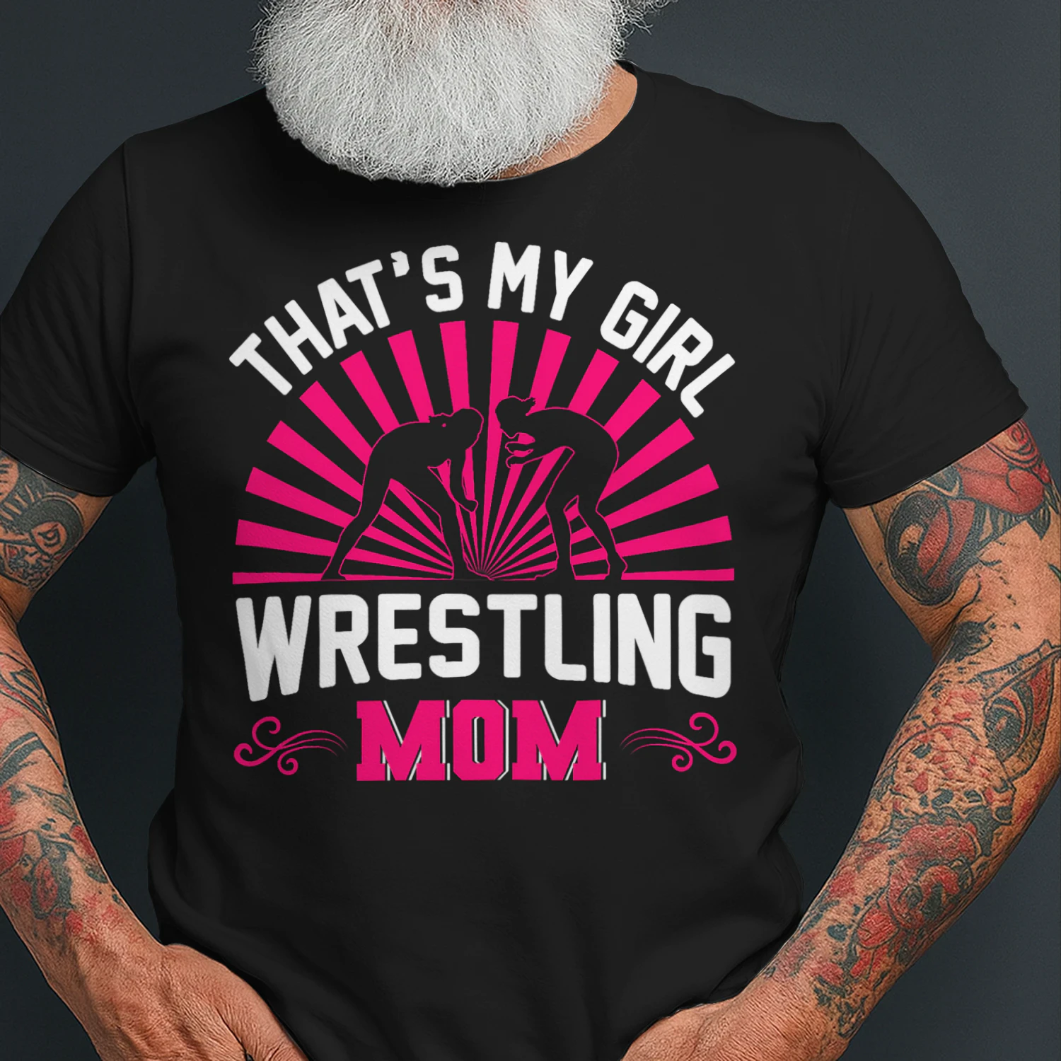 Wrestling Mom Thats My Girl Wrestle Althele Wrestler Mother Wrestling T Shirt WRT0544
