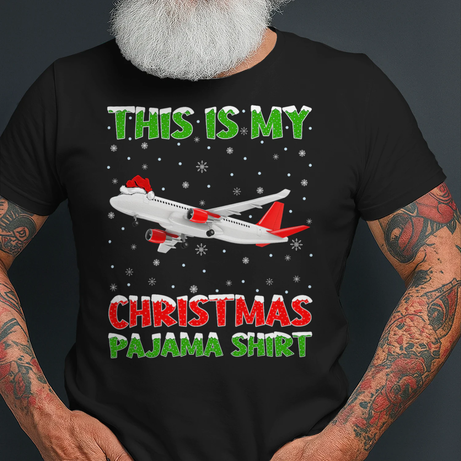 This Is My Christmas Pajama Shirt Airplane Christmas Airplane T Shirt AIP0621