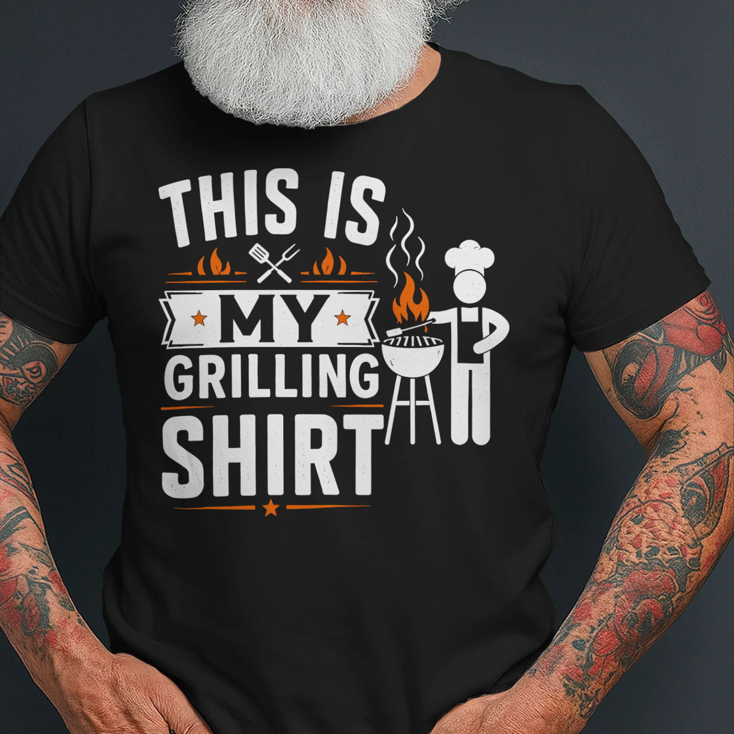 This Is My Grilling Shirt Funny Grill Master Pitmaster Chef BBQ T Shirt BBQ0027