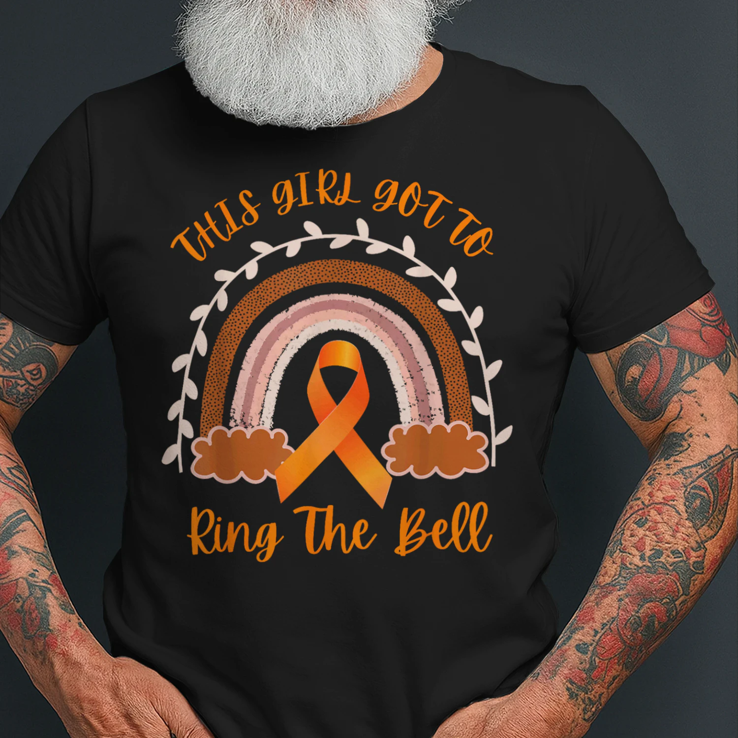 This Girl Got To Ring The Bell Leukemia Cancer Awareness T Shirt LEW0339