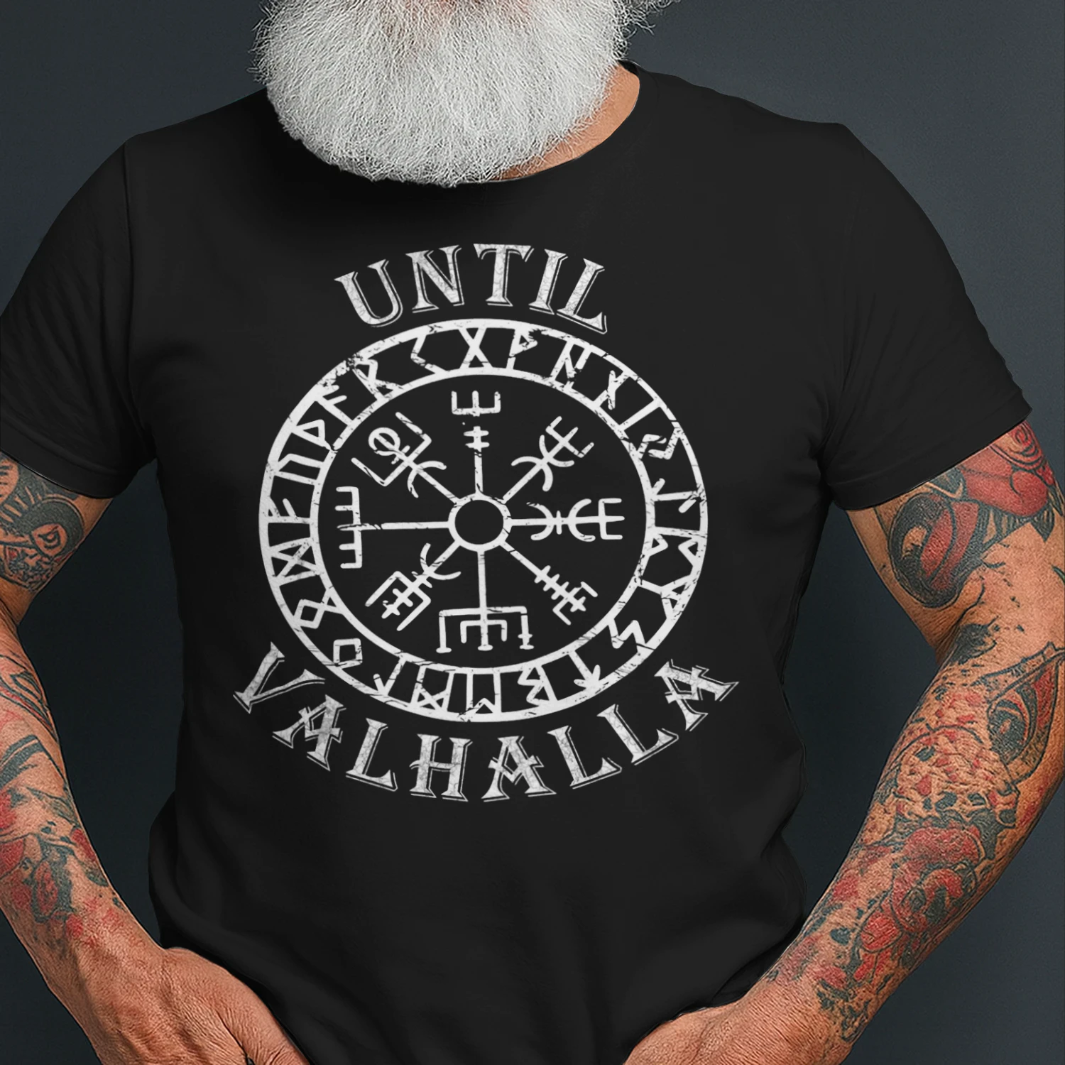 Until Valhalla Viking Odin Ragnar Thor Nordic Rune Tank Top Viking T Shirt VIK0743