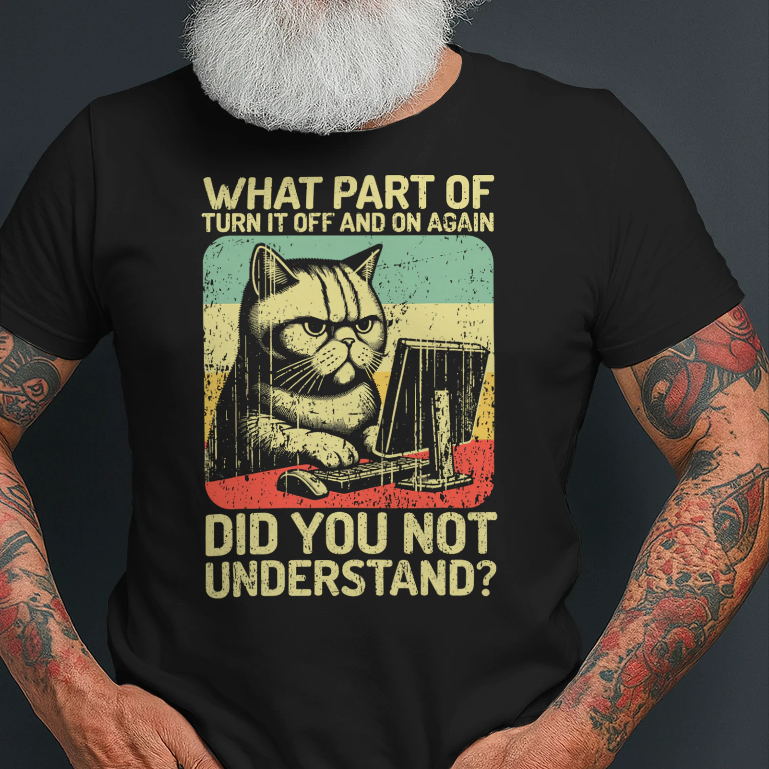 Tech Engineer I Turn Off And On Again I Computer It Guy Engineer T Shirt STE0627