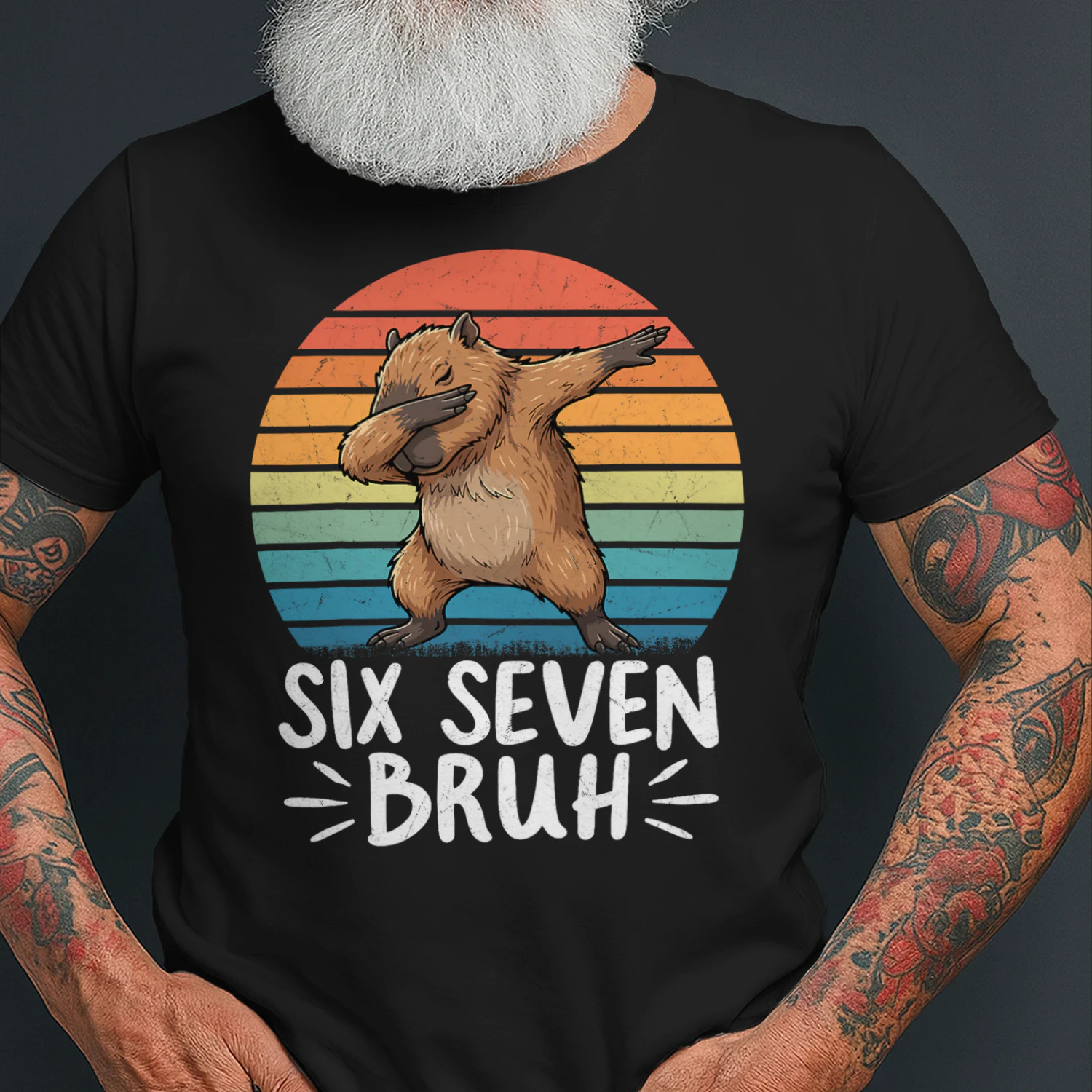 67 Meme Capybara Funny Six Seven Bruh Capybara for Kids Boys T Shirt CAB0007