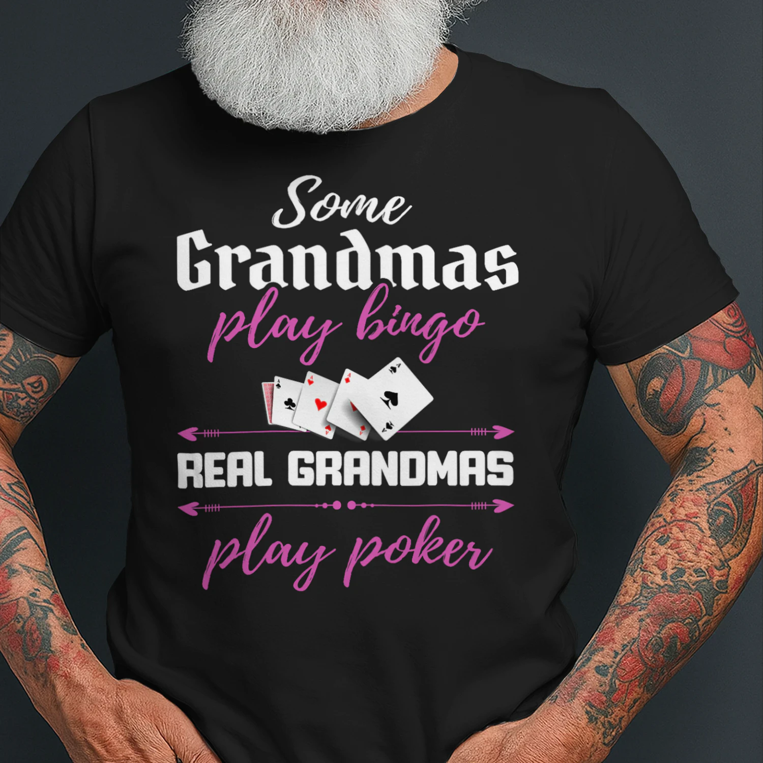 Poker Grandma Shirt Funny Poker Playing Grandmother Gift Poker T Shirt POK0366