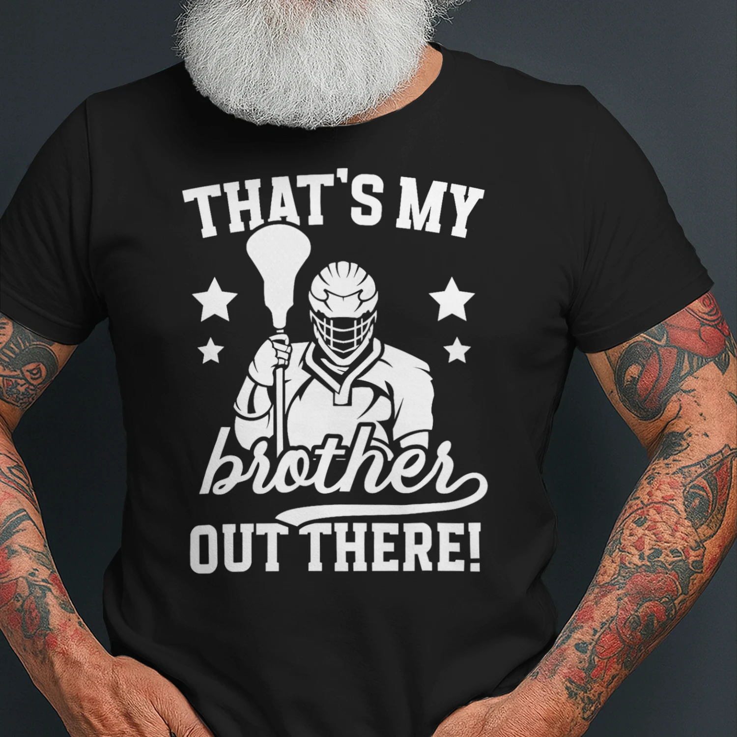 Thats My Brother Lacrosse Brother Of A Lacrosse Player Bro Lacrosse T Shirt LAR0464