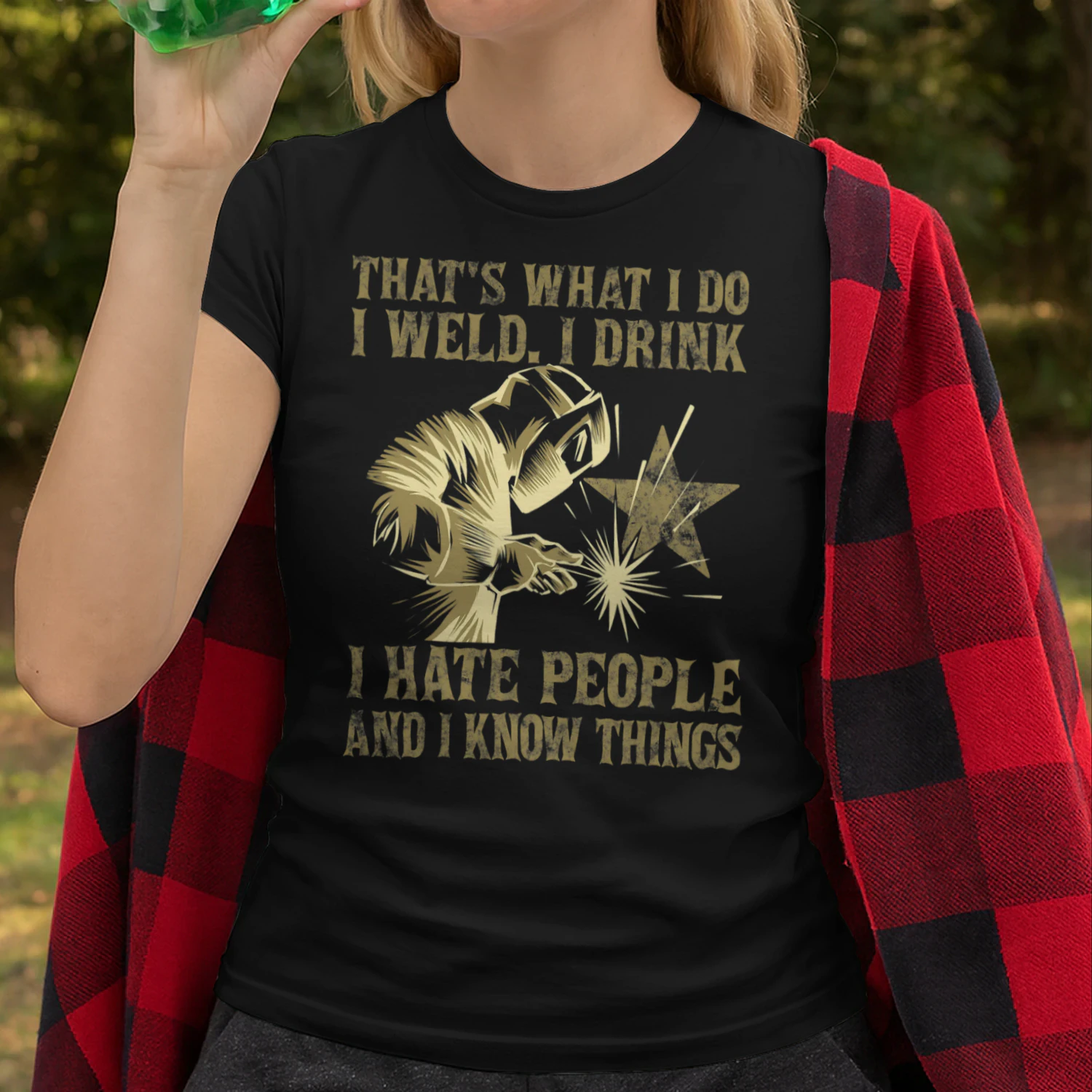 Welding Thats What I Do I Weld American Flag Proud Welder Welder T Shirt WED0454