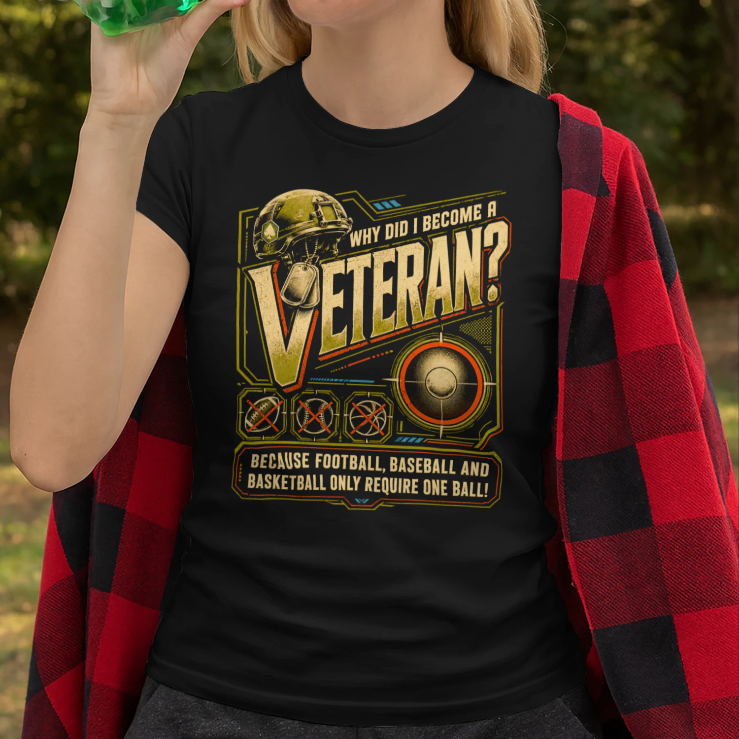 Why I Became Veteran T Shirt VET0094