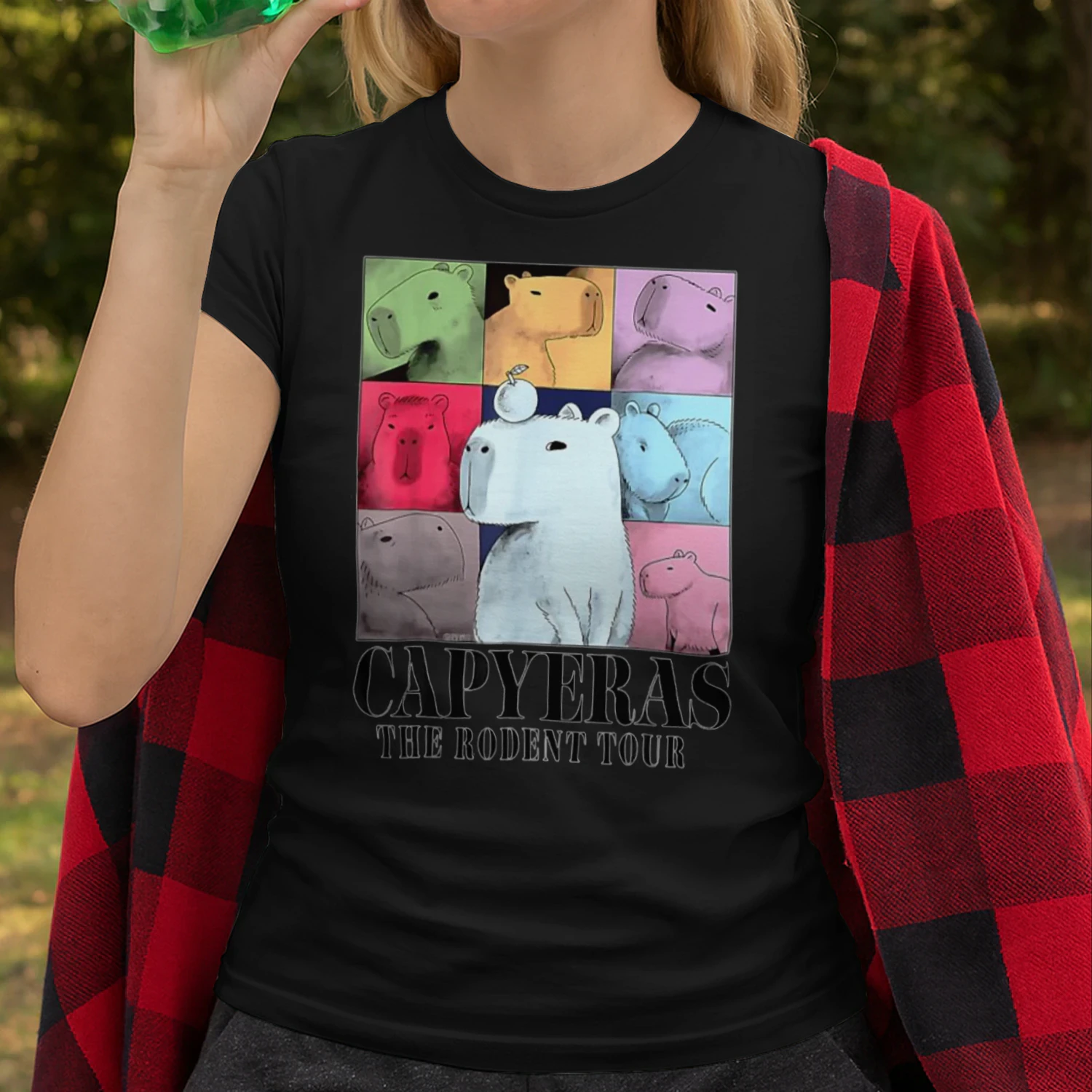 Capybara The Rodents Capy Tour Meme Graphic Summer T Shirt CAB0290