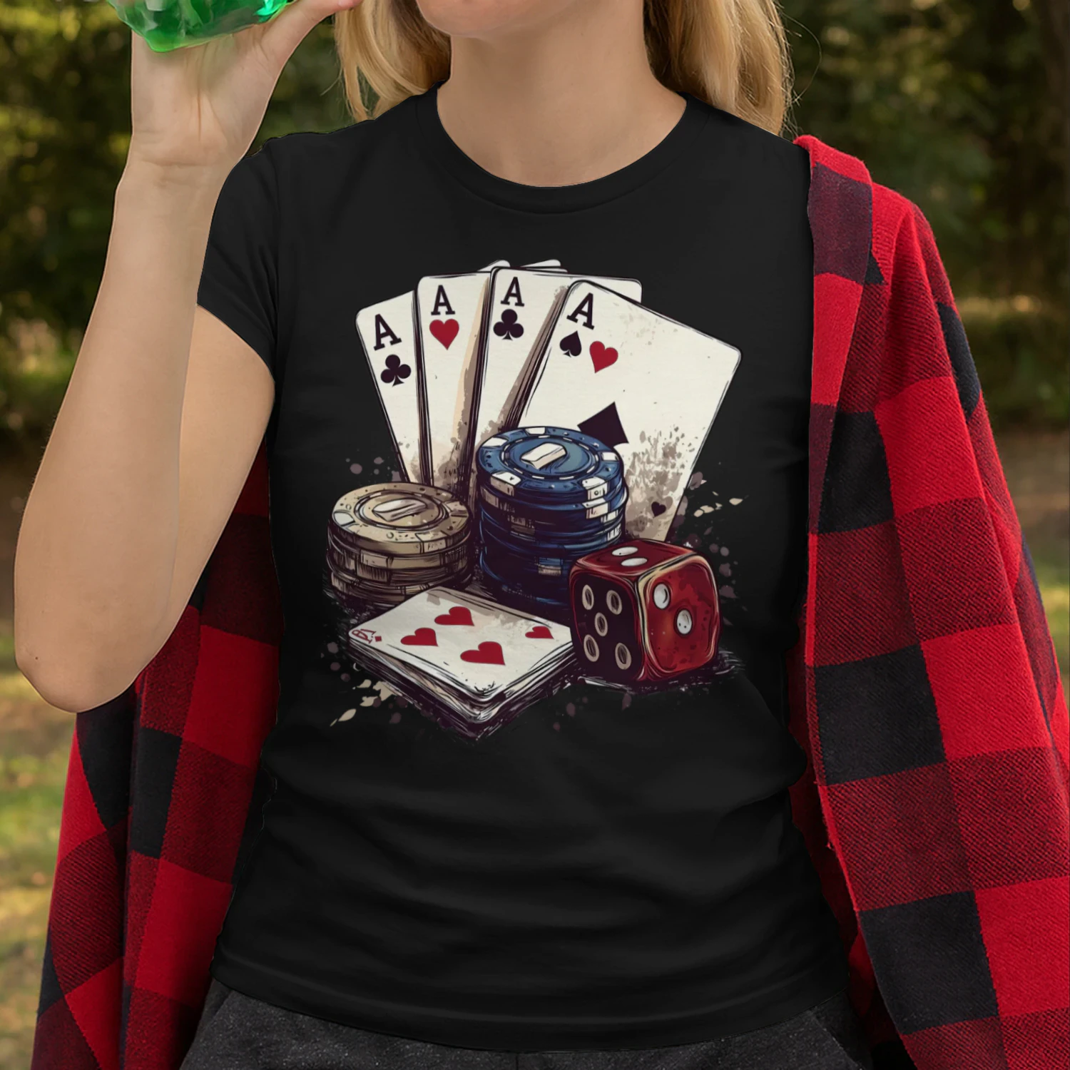 Poket Funny Retro Casino Bach Trip Best Gift For Poker Lover Poker T Shirt POK0210
