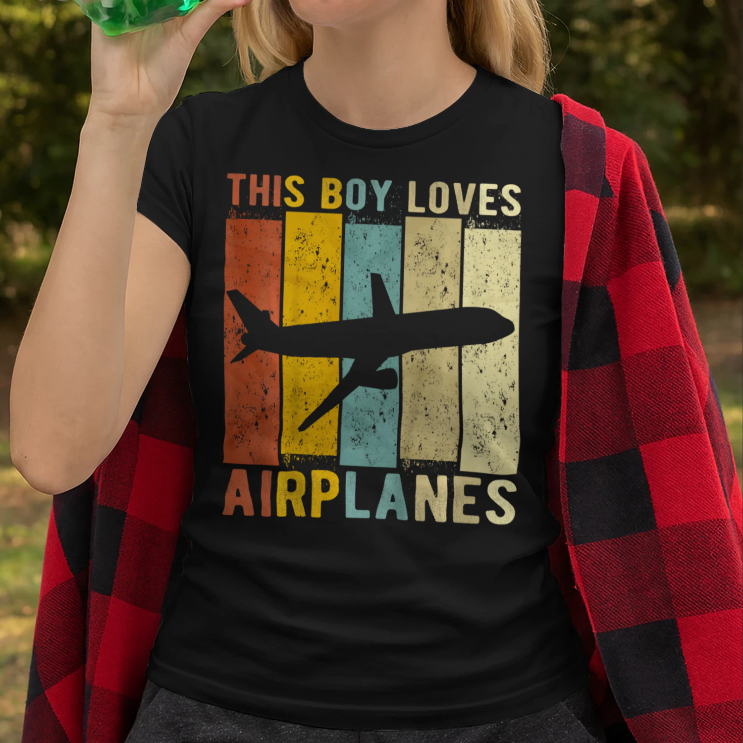 This Boy Loves Airplanes Boys Airplane Airplane T Shirt AIP0805