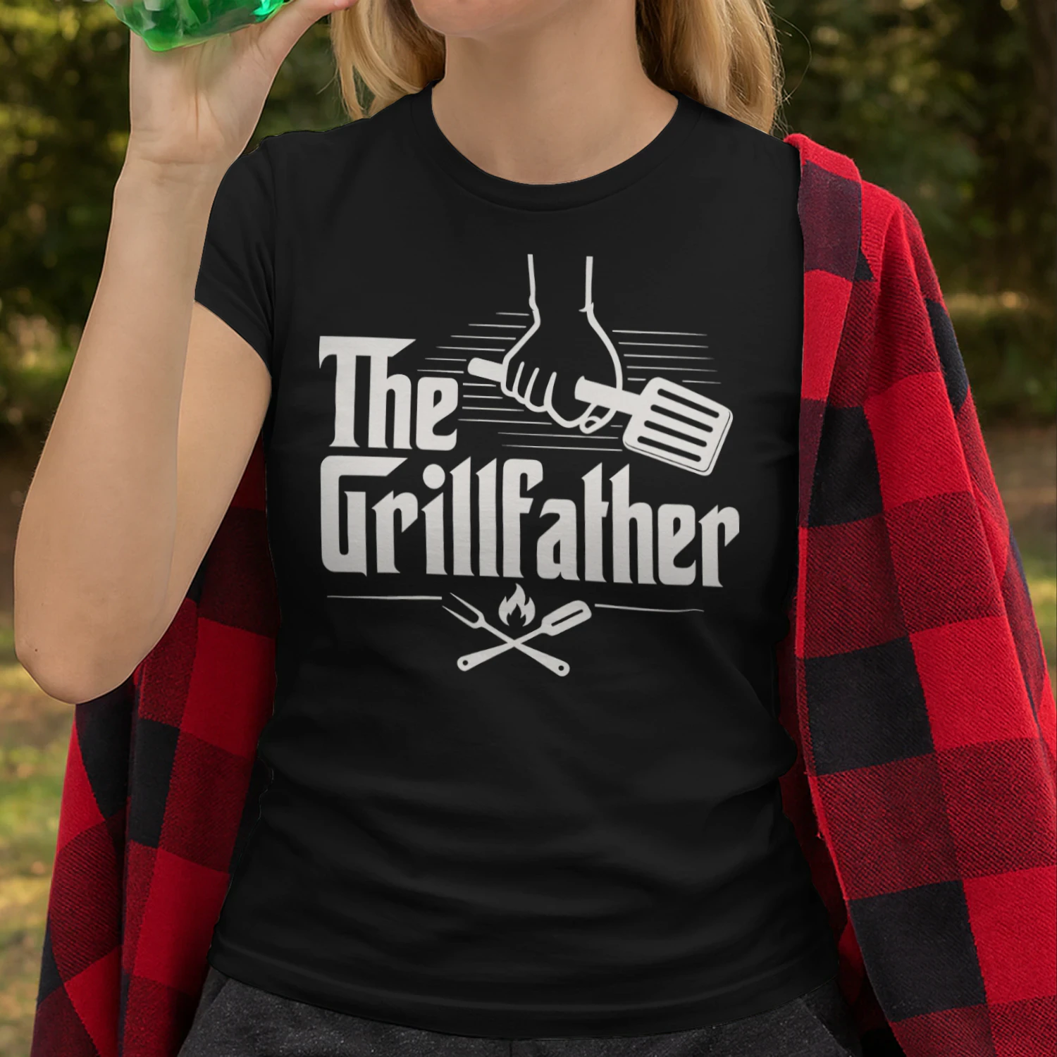 The Grillfather Funny Barbecue Grill Master Pitmaster BBQ T Shirt BBQ0025