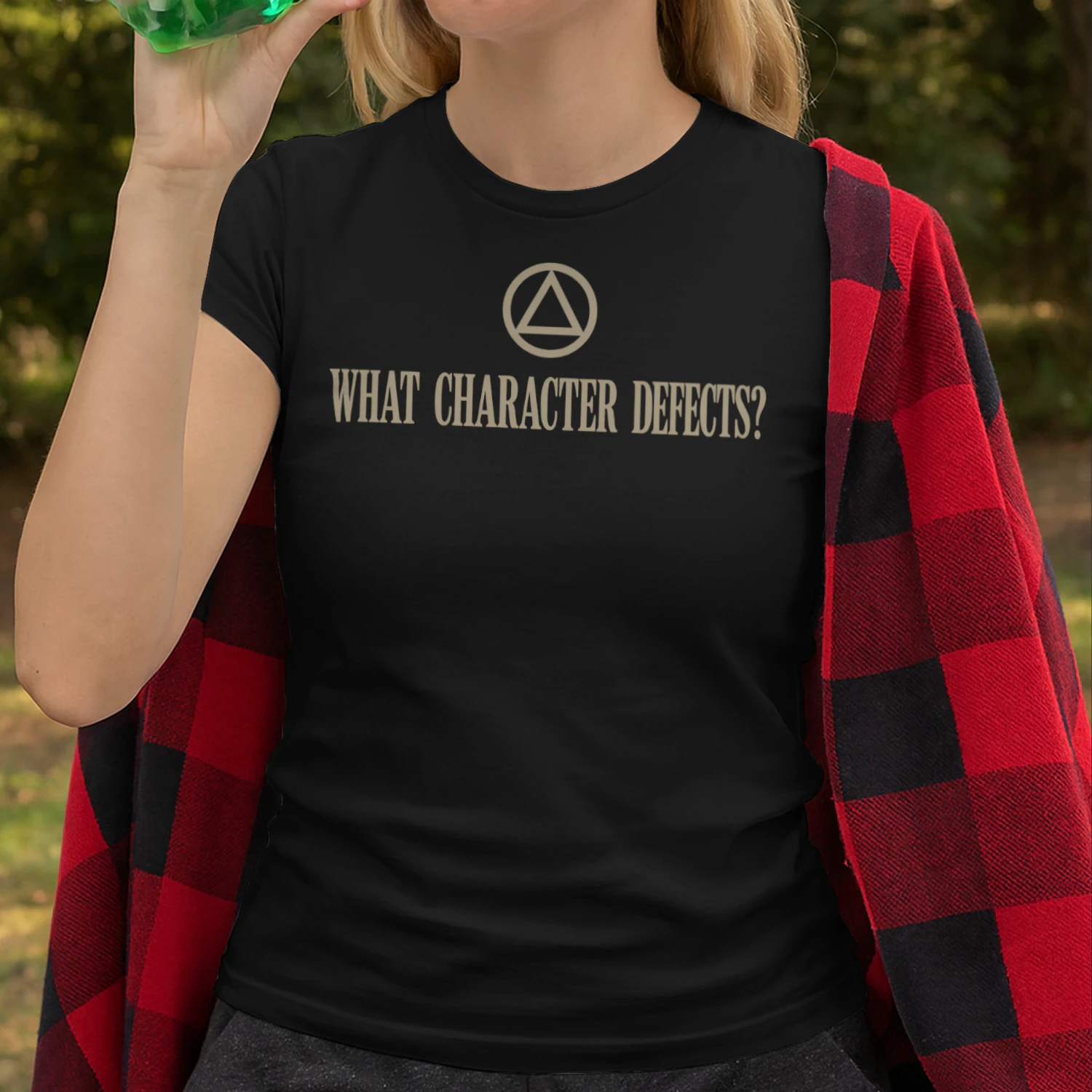 What Character Defects Sober Recovery Sobriety T Shirt SOB0050
