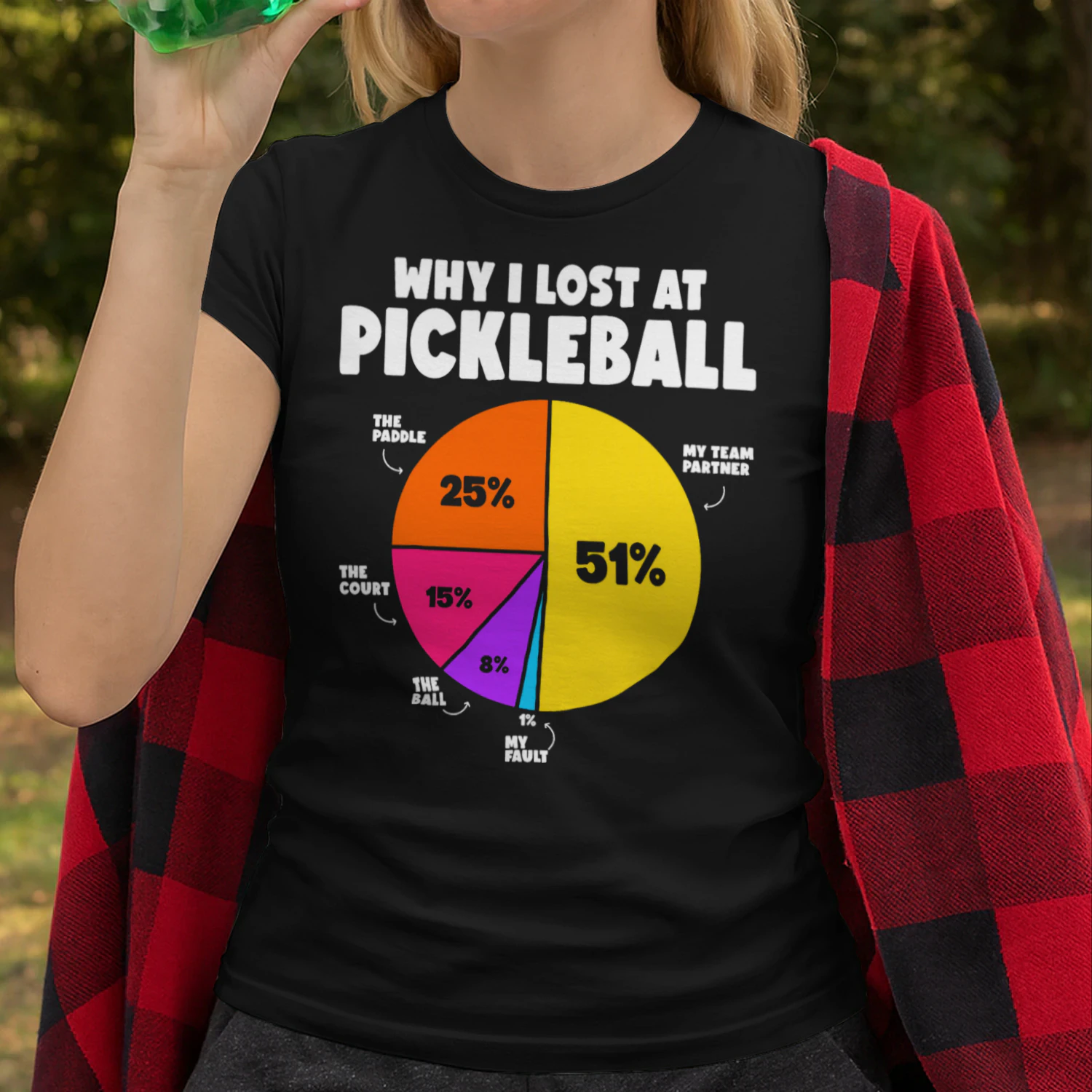 Why I Lose At Pickleball Humor Funny Pickleball Men Women Pickleball T Shirt PIK0344