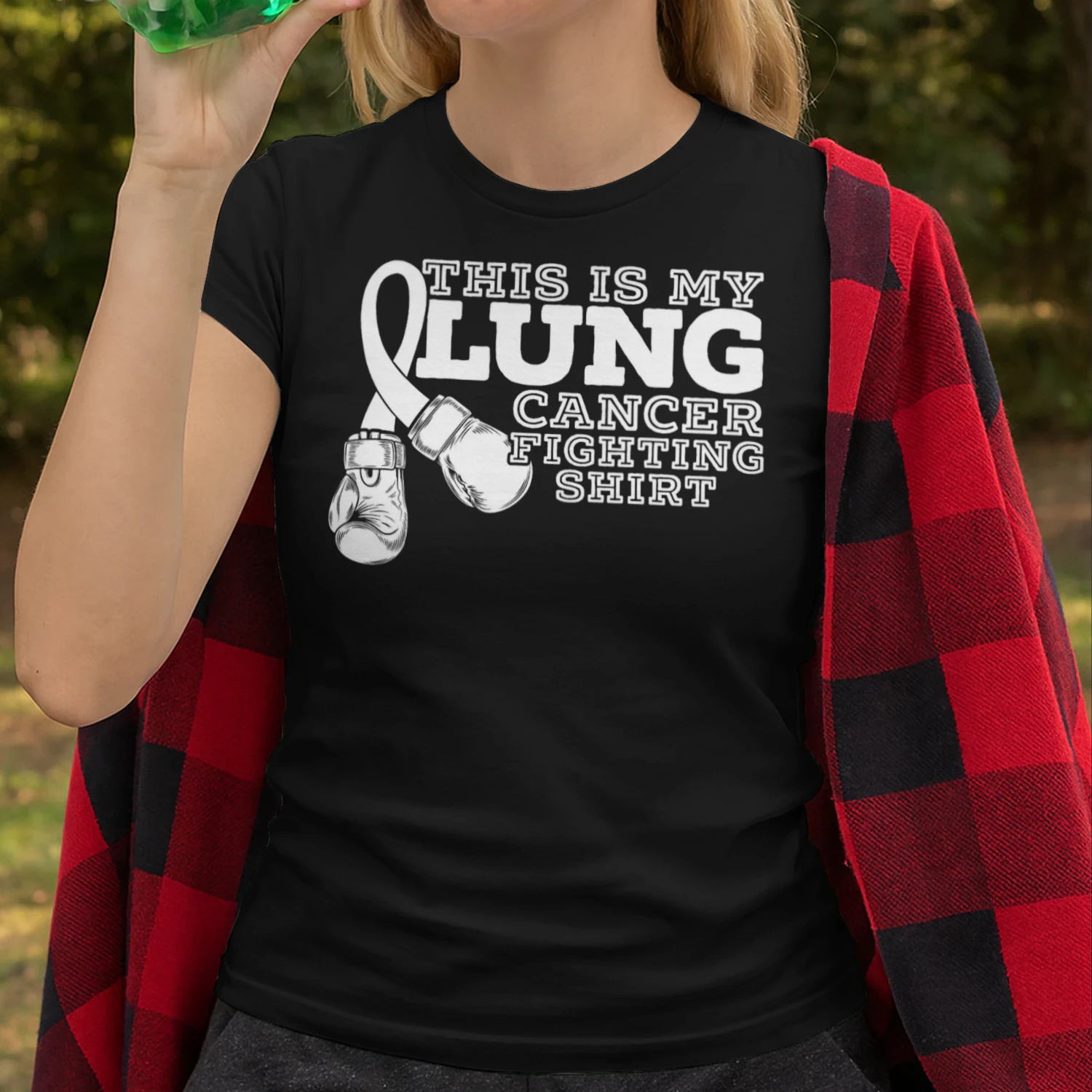 This Is My Lung Cancer Fighting Lung Cancer Awareness Lung Cancer T Shirt LUC0149