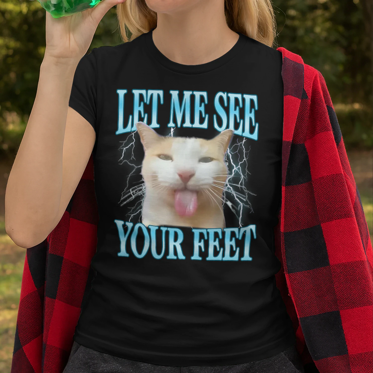 Your Feet Funny Offensive Silly Cat Meme Men Women Vintage T Shirt CAT1698