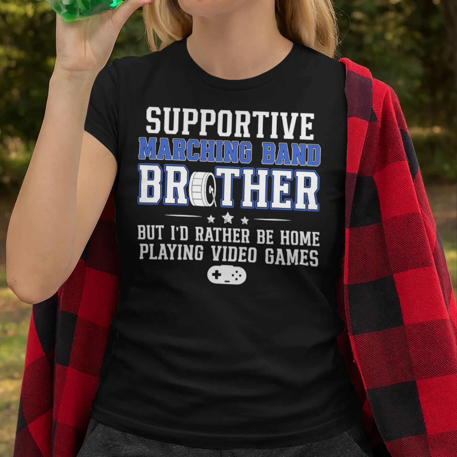 Supportive Marching Band Brother Funny Marching Band Bro T Shirt MCB0307