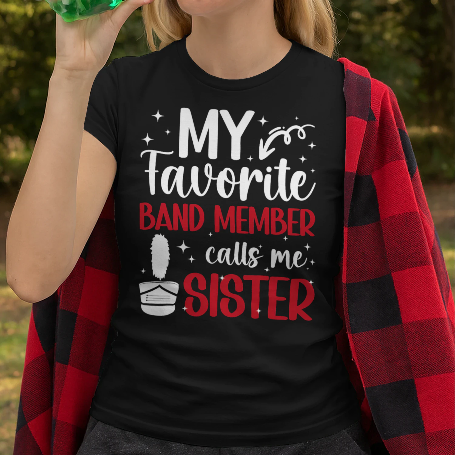 Marching Band Sister Proud Marching Band Sis T Shirt MCB0234