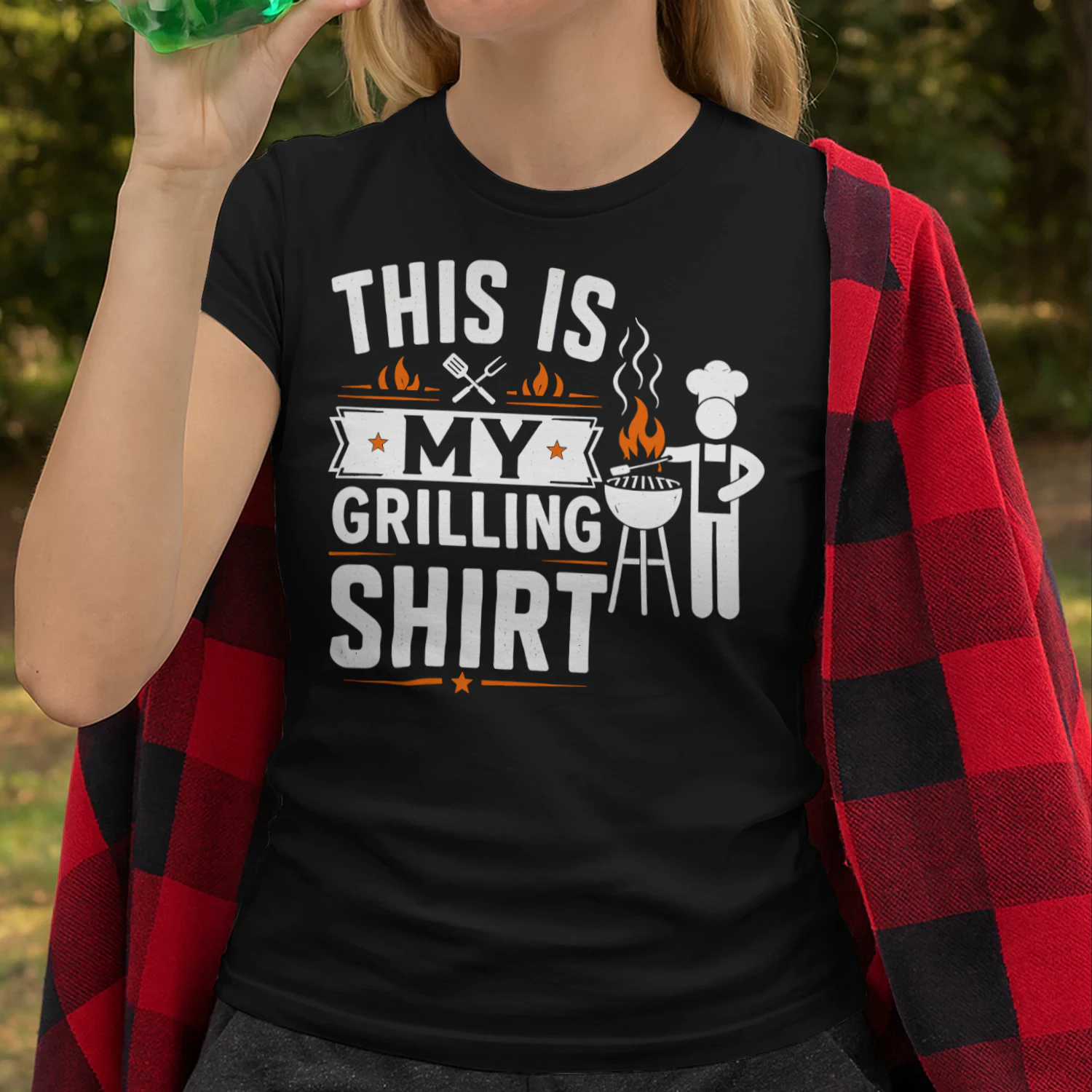 This Is My Grilling Shirt Funny Grill Master Pitmaster Chef BBQ T Shirt BBQ0027