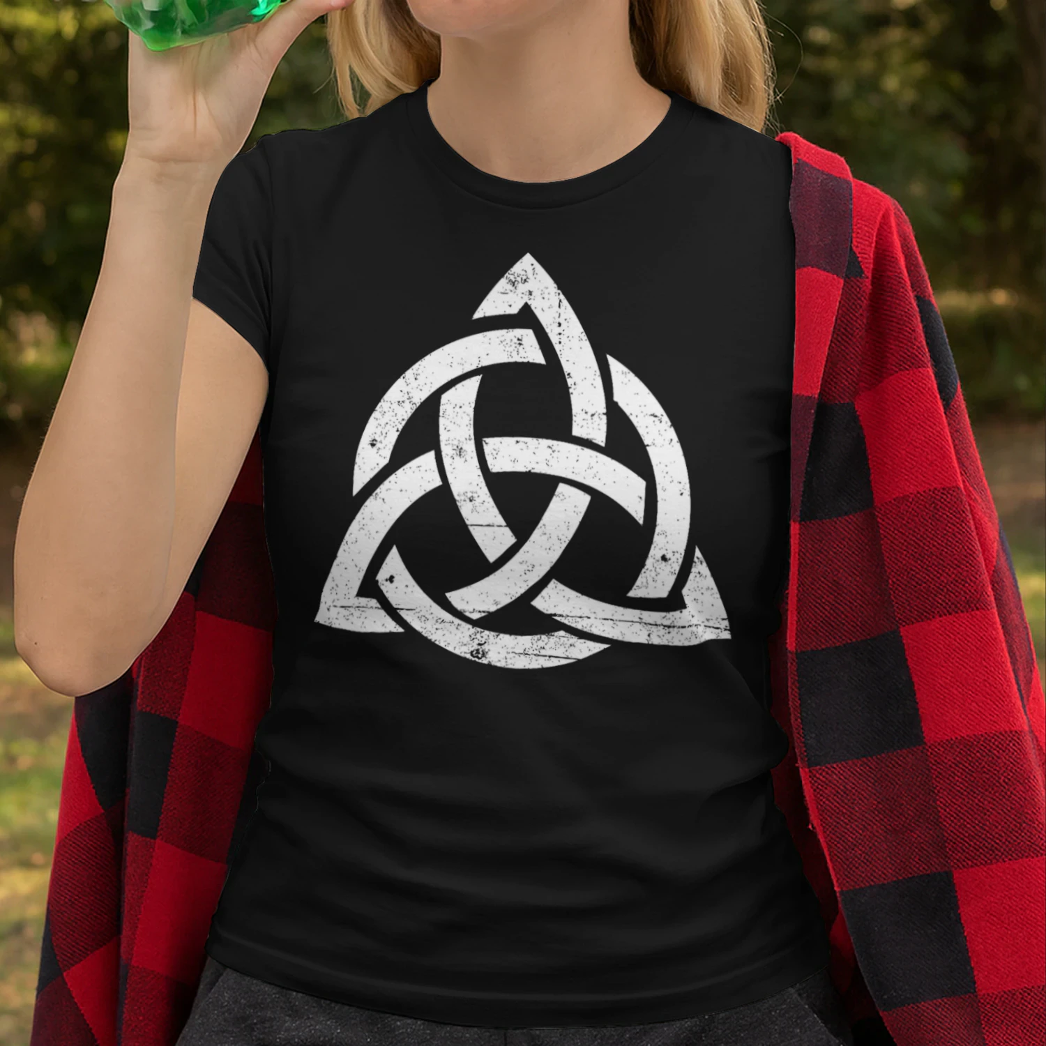 Celtic Trinity Knot Triquetra Nordic Viking Symbol Viking T Shirt VIK0281