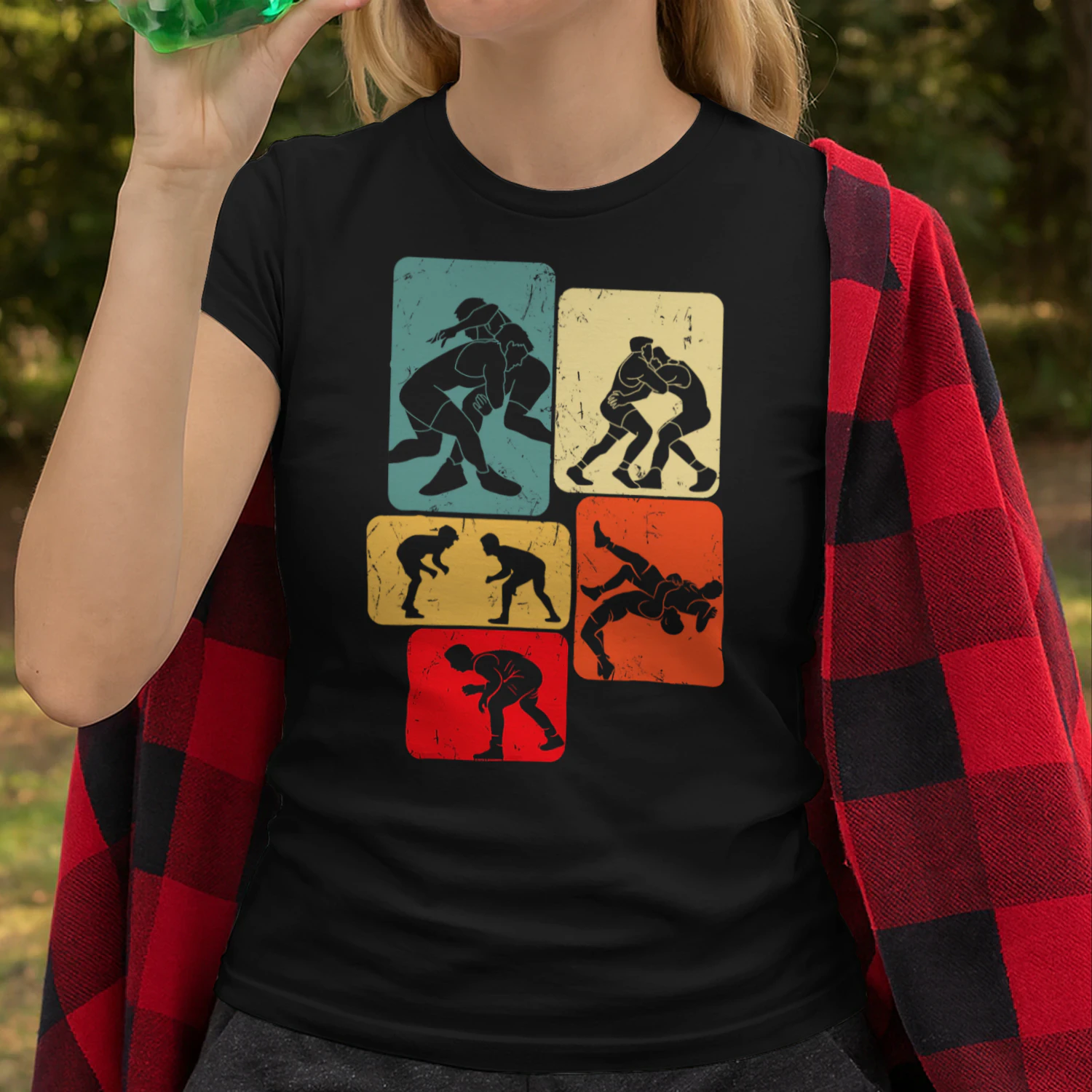 Wrestling Wrestler Men Boys Wrestling T Shirt WRT0594