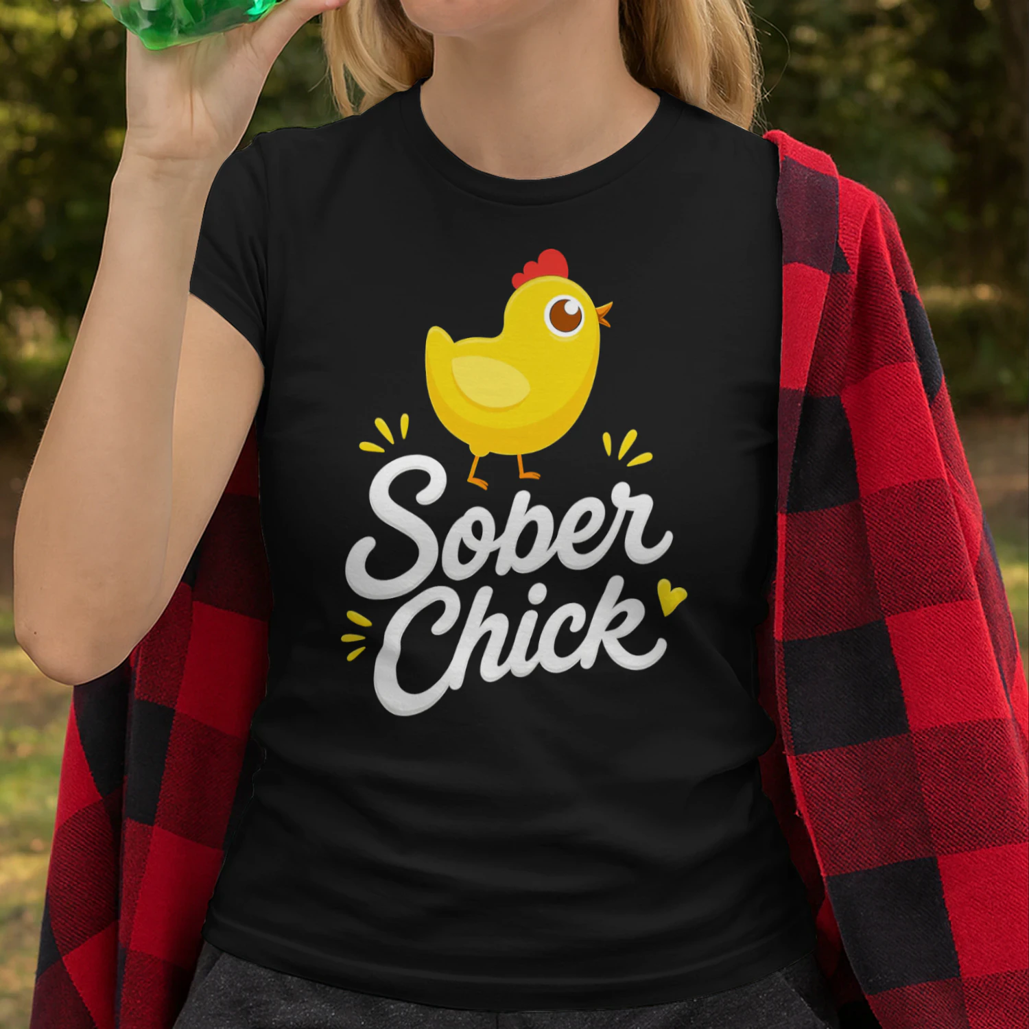 Recovery Sobriety Sober Life Cute Chicken Funny Sobriety T Shirt SOB0039