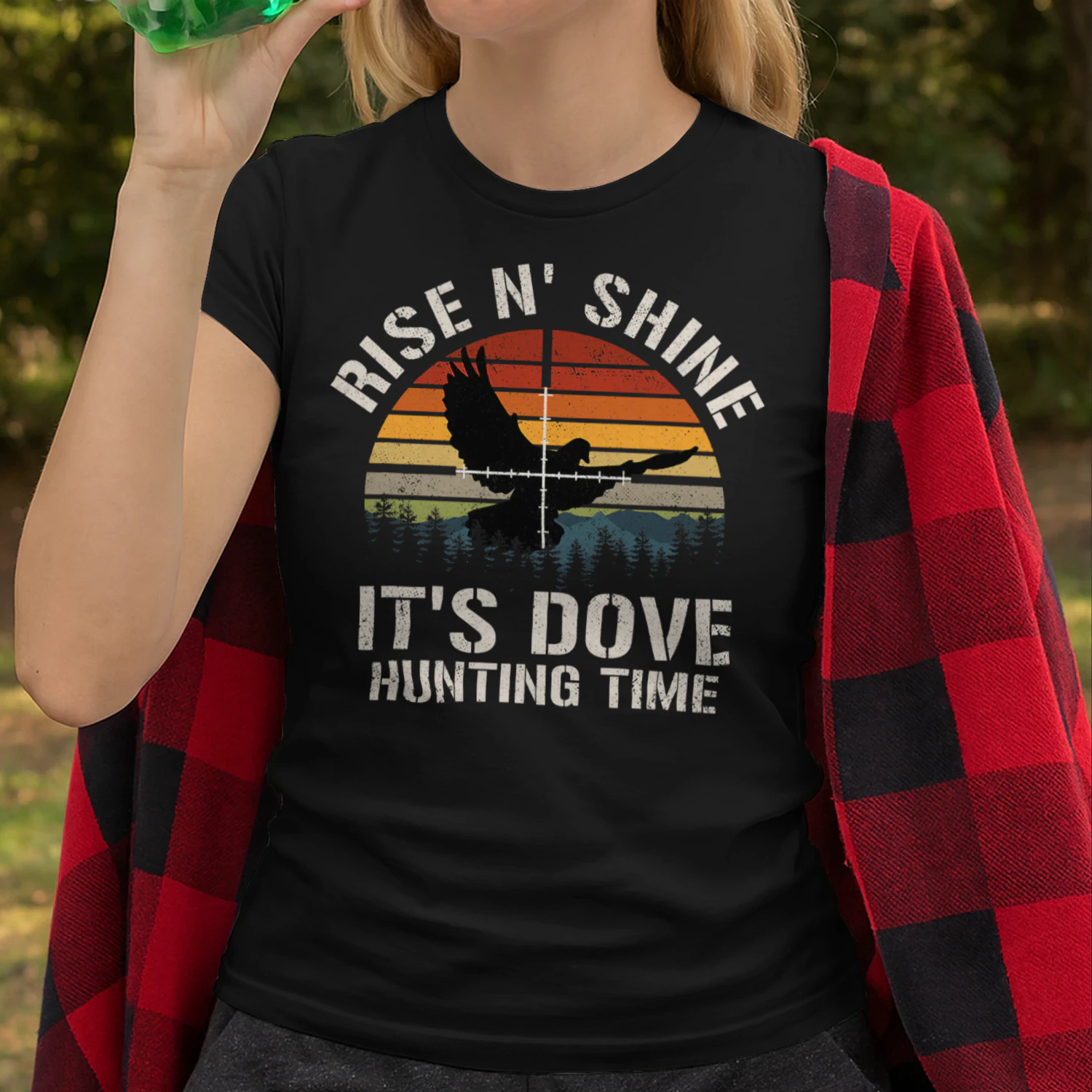 Vintage Sunset Dove Hunting Season Hunting T Shirt HUT0211