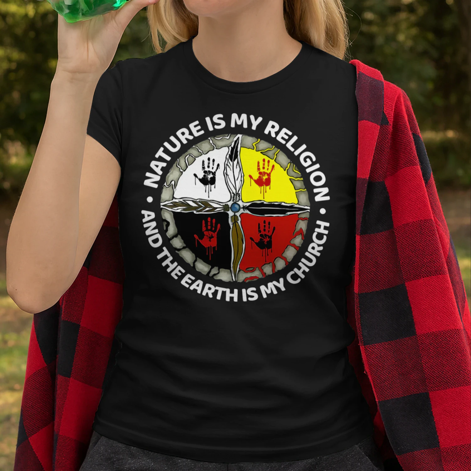 Nature Is My Religion Native American Native American T Shirt NTA0391