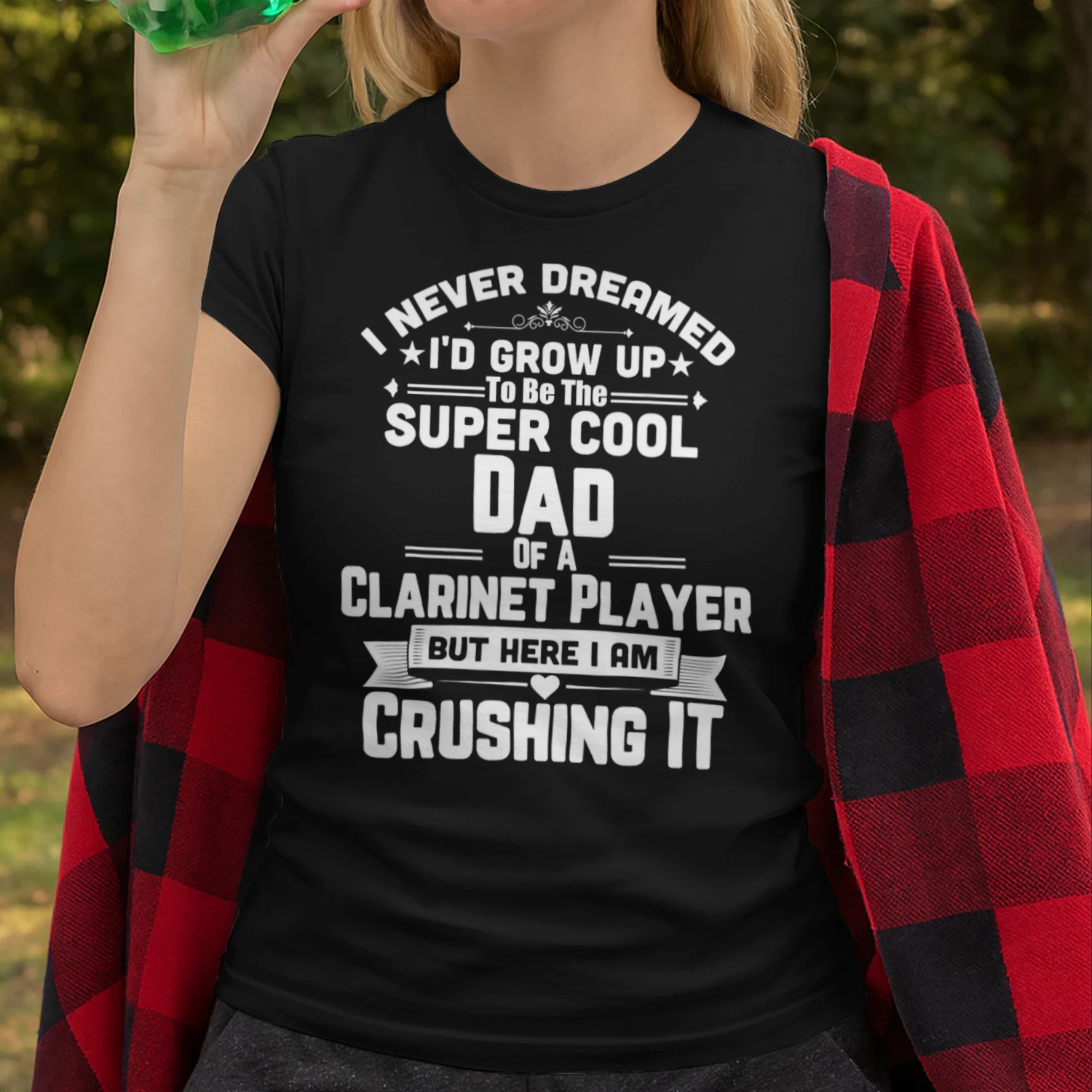 Super Cool Dad Of A Clarinet Player T Shirt Marching Band T Shirt MCB0304