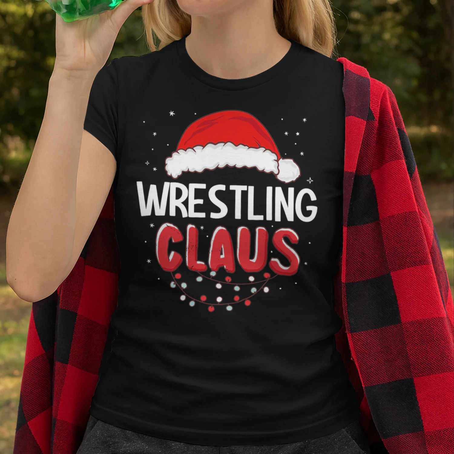 Wrestling Santa Claus Christmas Matching Costume Wrestling T Shirt WRT0555