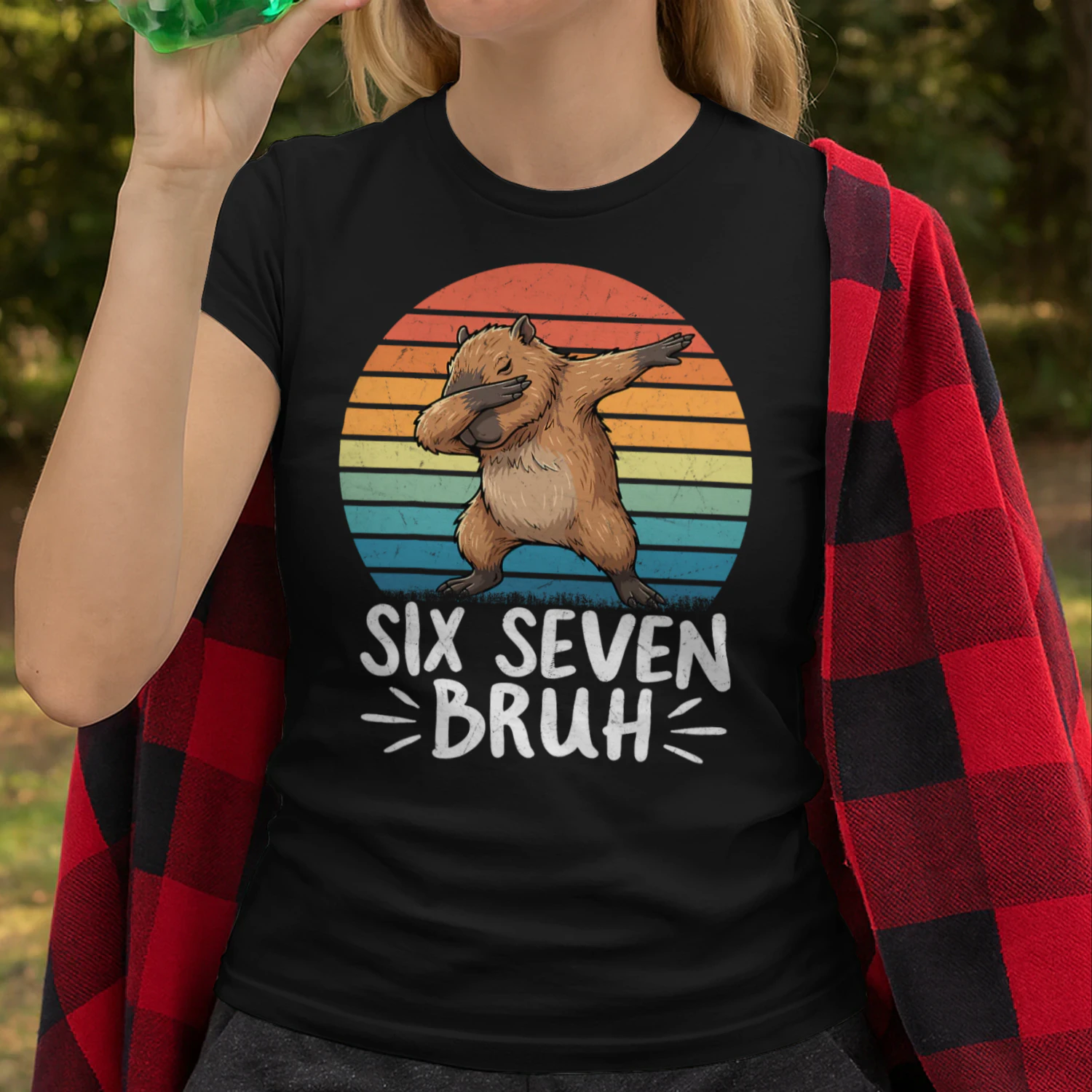 67 Meme Capybara Funny Six Seven Bruh Capybara for Kids Boys T Shirt CAB0007