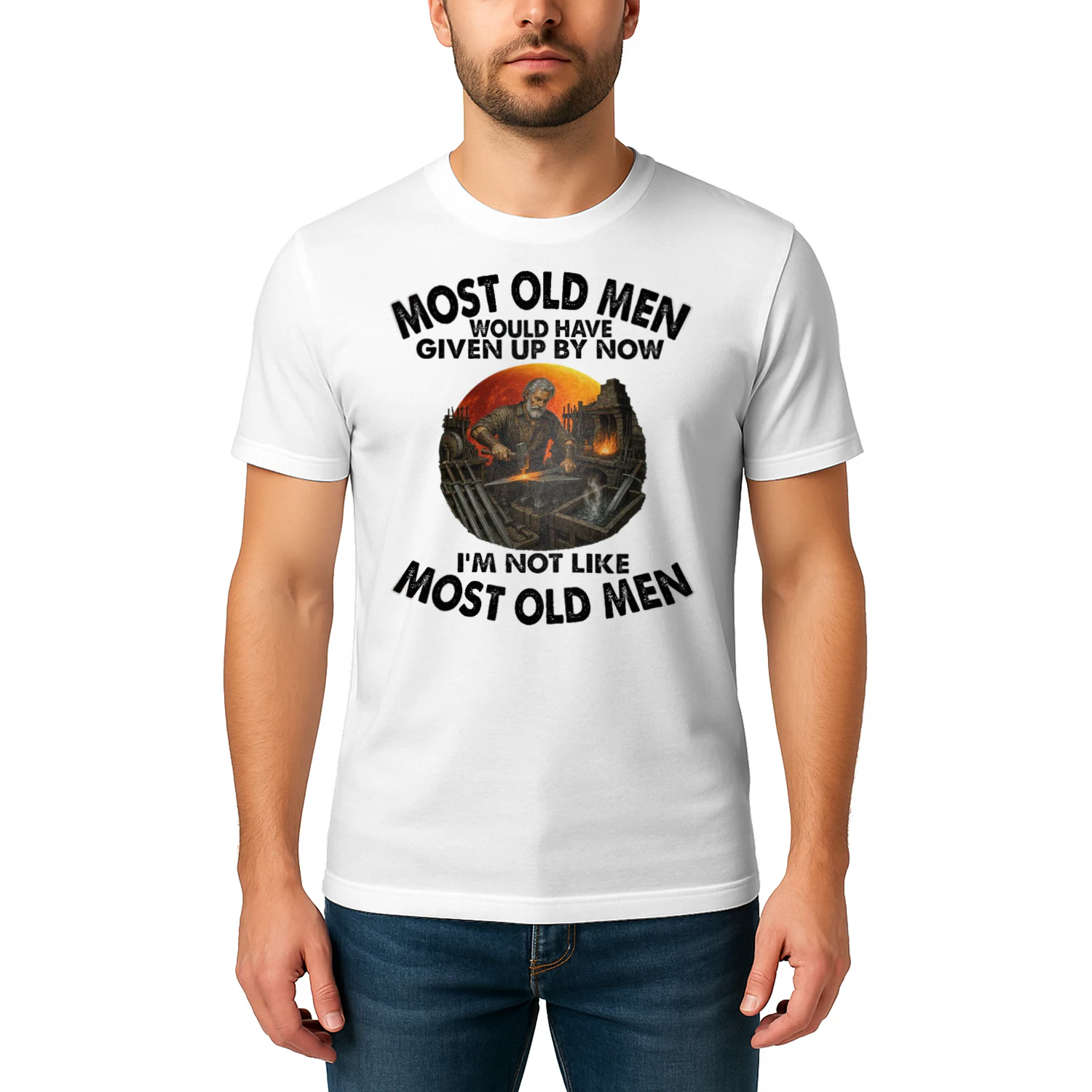 Most Old Men Give Up By Now Swordmaker SWO0002