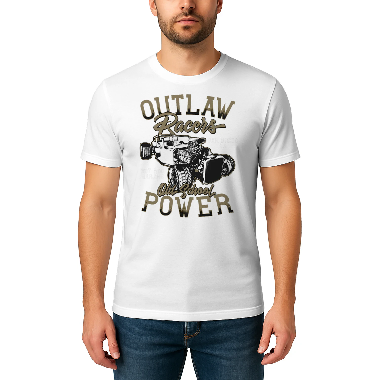 Vintage Hot Rod Classic Cars Speed And Power Racers Hot Rod T Shirt HRD0223