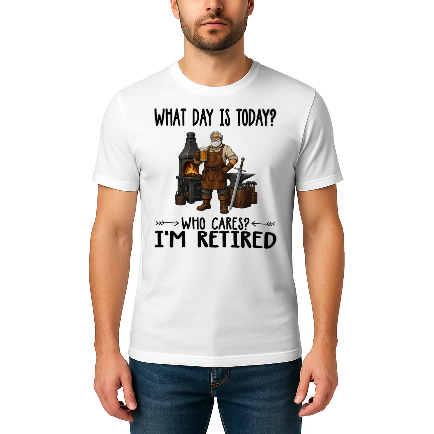 What Day Is Today Who Cares Im Retired Swordmaker SWO0012