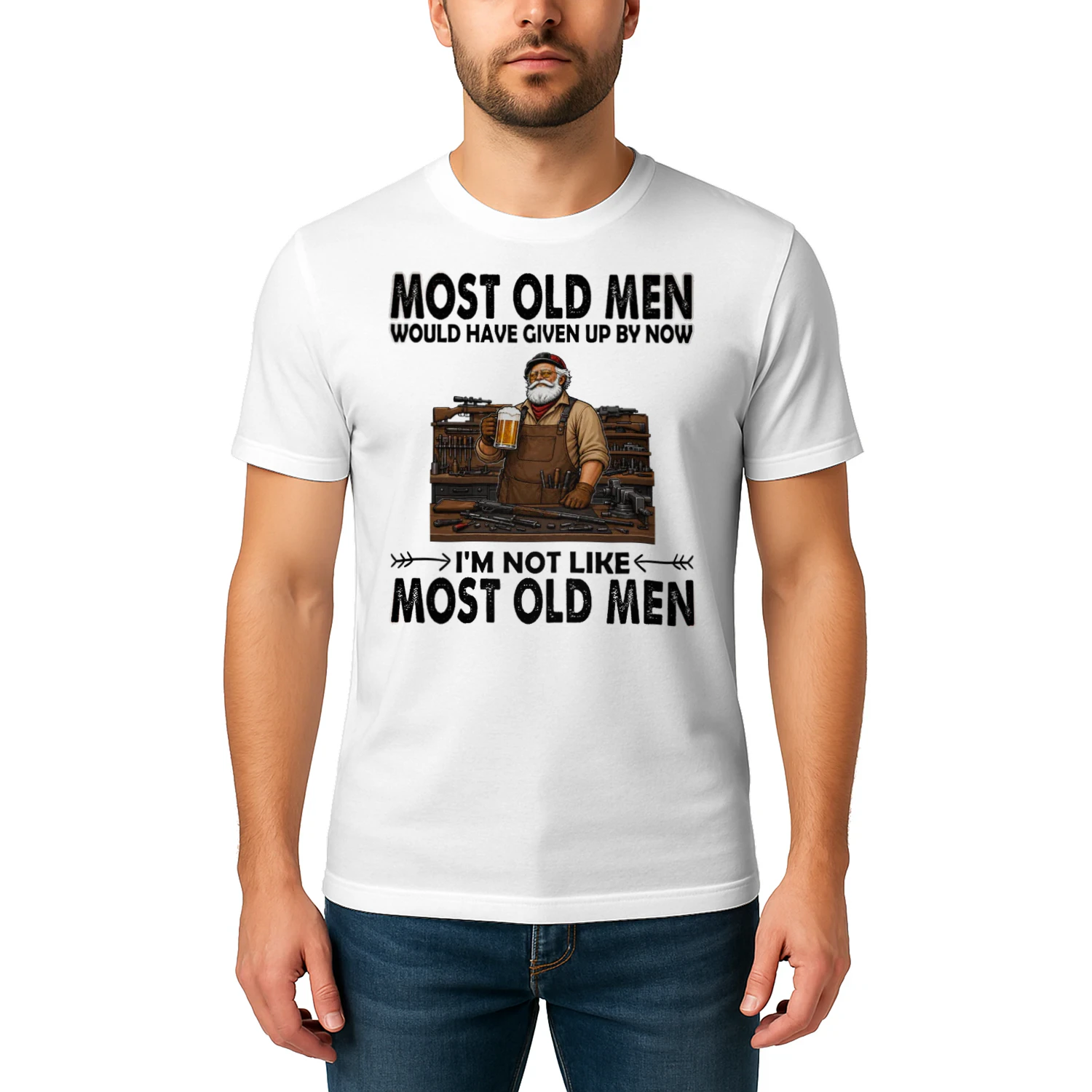 Most Old Men Give Up By Now Gunsmith Workshop GUN0002